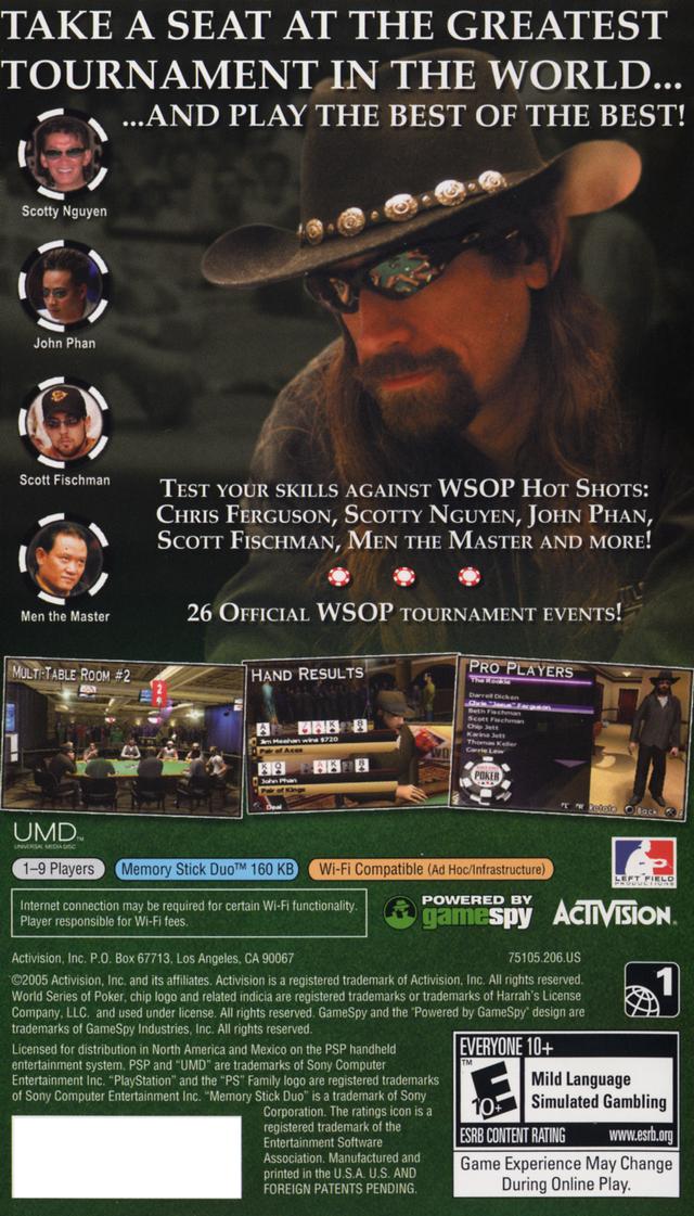 World Series of Poker - Sony PSP [Pre-Owned] | J&L Game