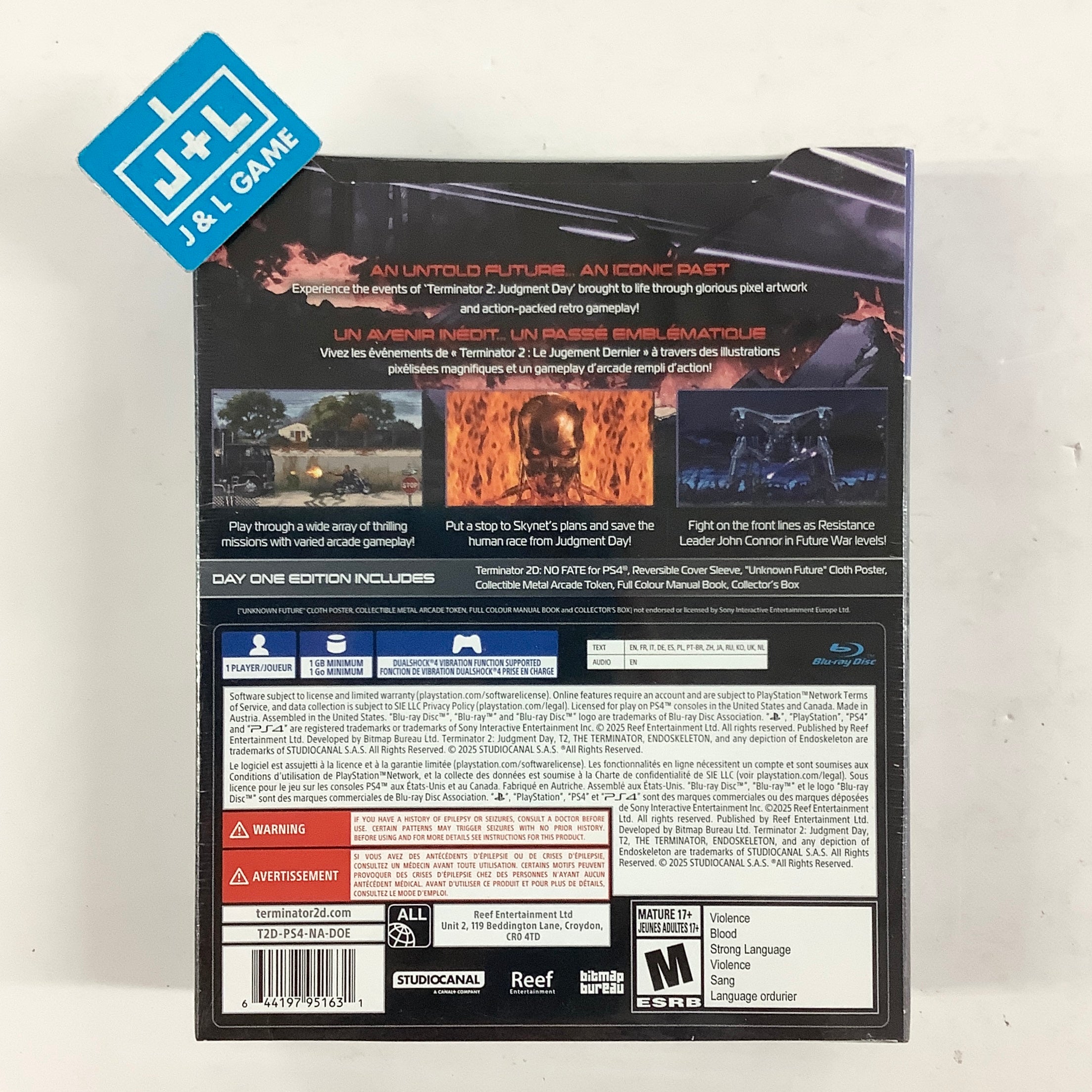 Terminator 2D: NO FATE (Day One Edition) - (PS4) PlayStation 4 Video Games Reef Entertainment