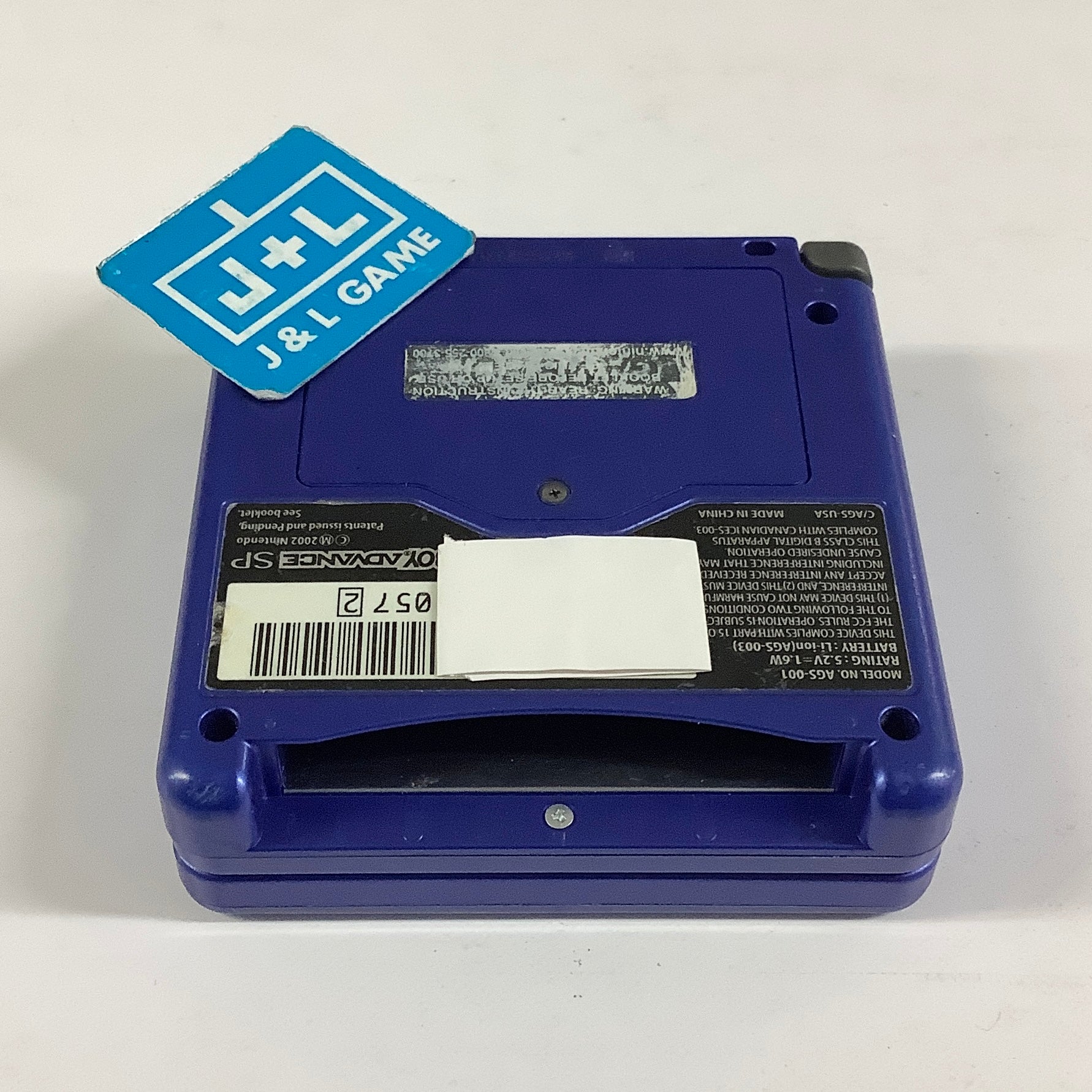 Nintendo Game Boy Advance SP Console AGS-001 (Cobalt Blue) - (GBA) Game Boy Advance SP [Pre-Owned]