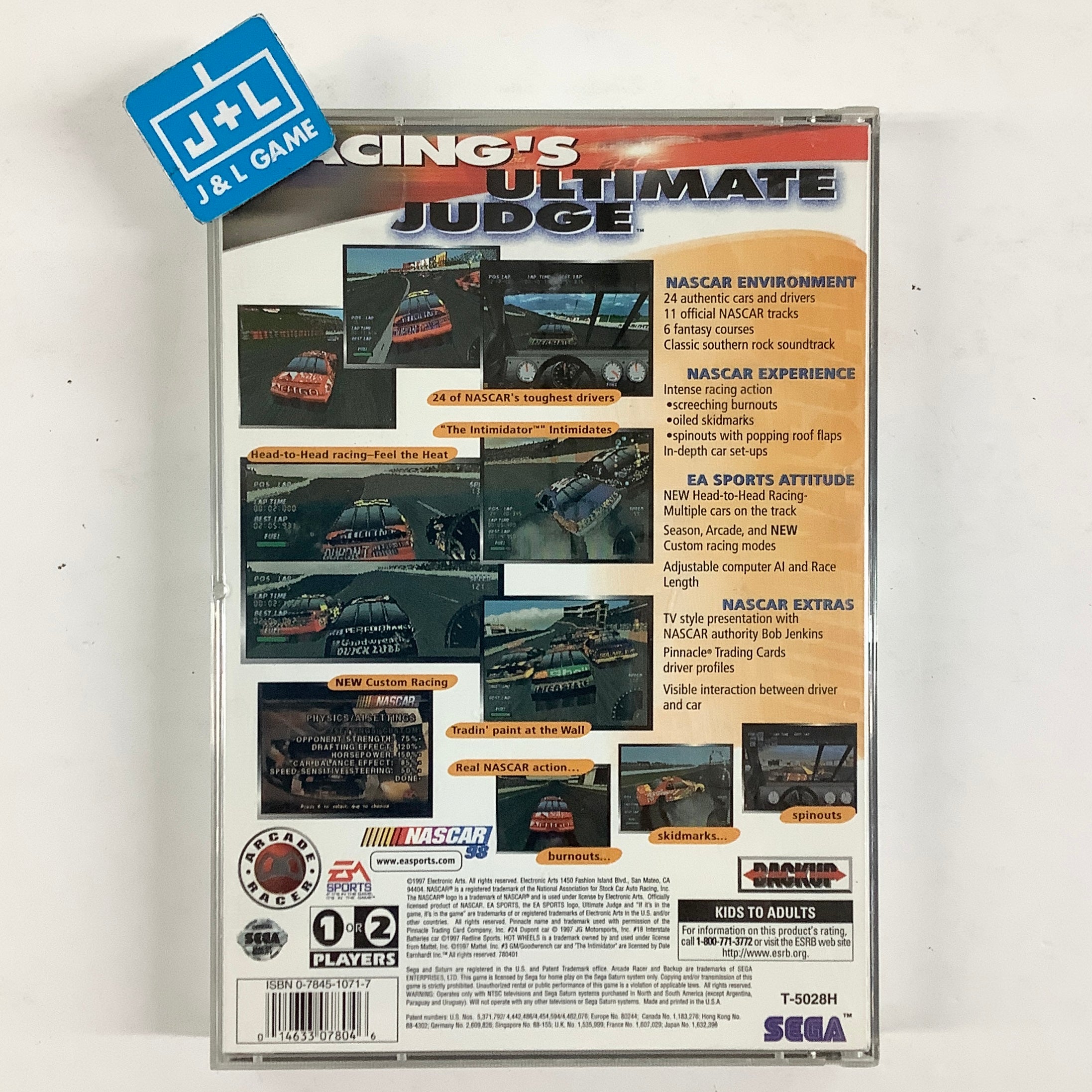 NASCAR 98 - (SS) SEGA Saturn [Pre-Owned] Video Games Sega