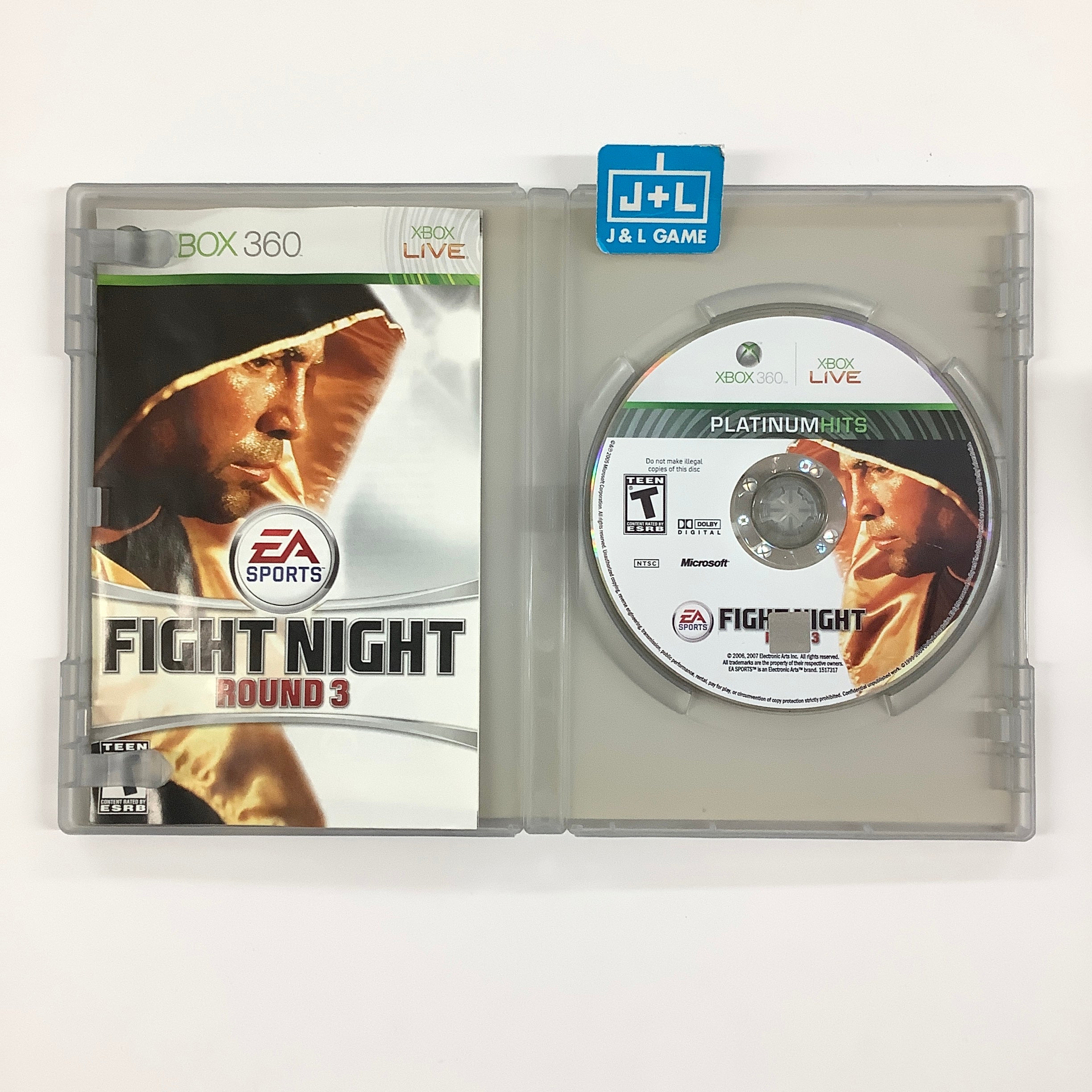 Fight Night Round 3 (Platinum Hits) - Xbox 360 [Pre-Owned] Video Games EA Sports