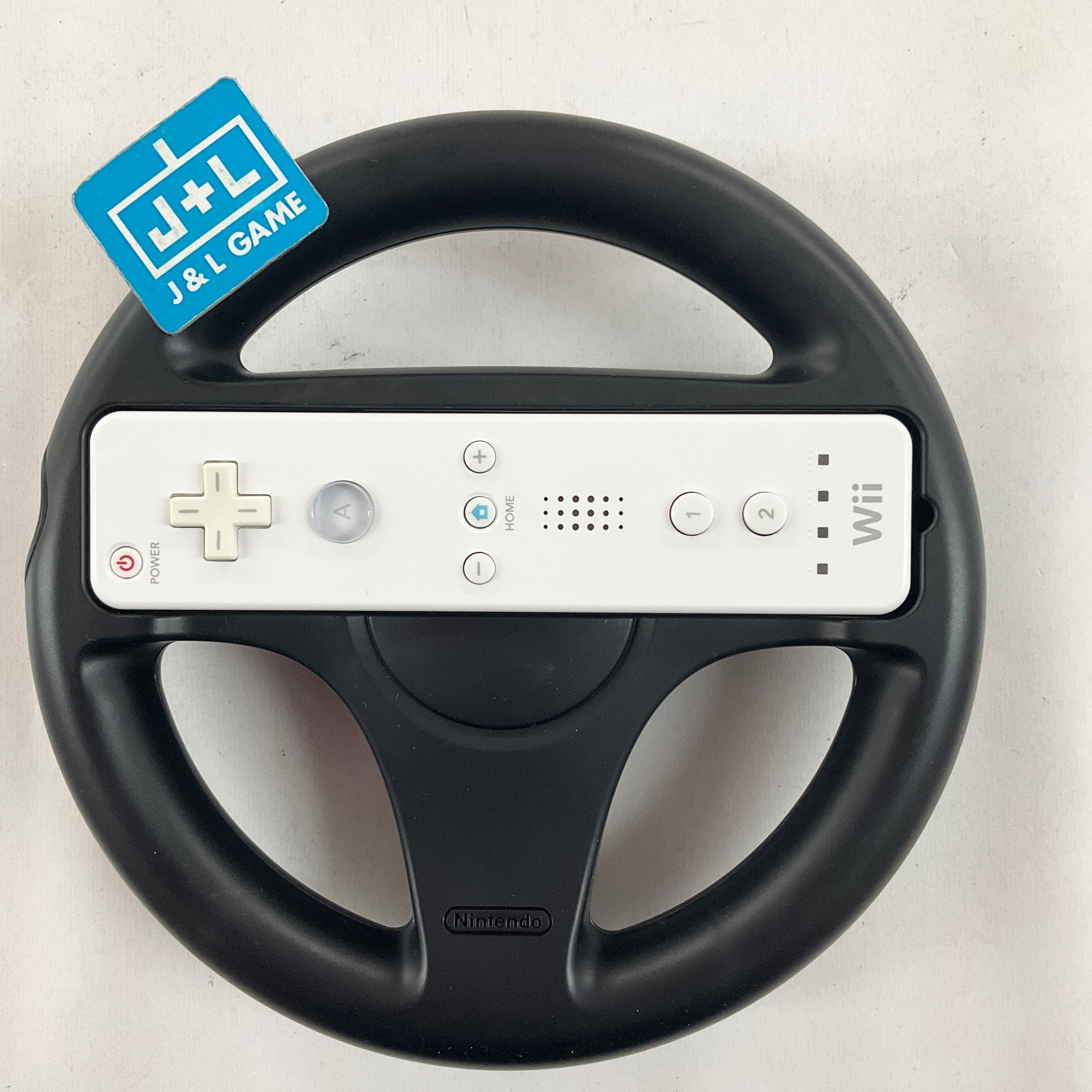 Nintendo Wii Wheel (Black) - Nintendo Wii [Pre-Owned] ACCESSORIES Nintendo