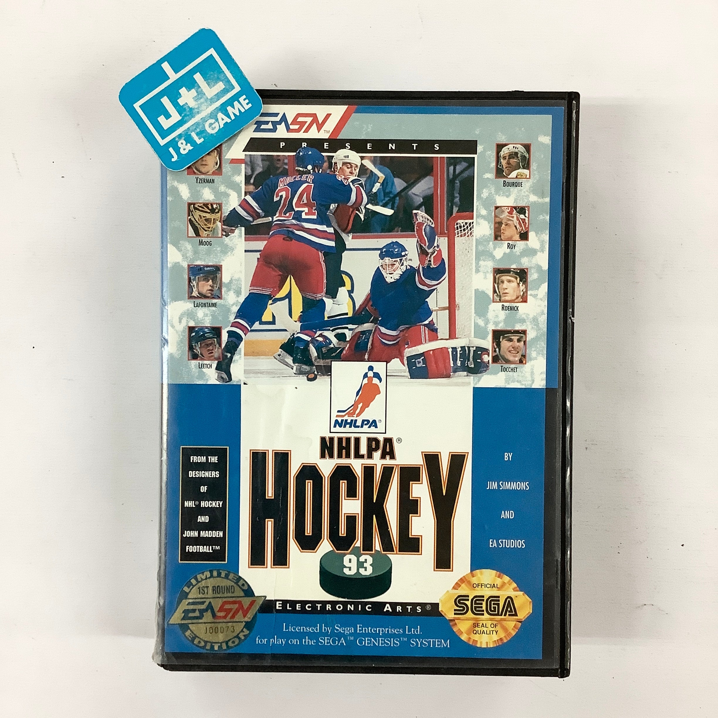 NHLPA Hockey 93 - (SG) SEGA Genesis [Pre-Owned] Video Games EA Sports   