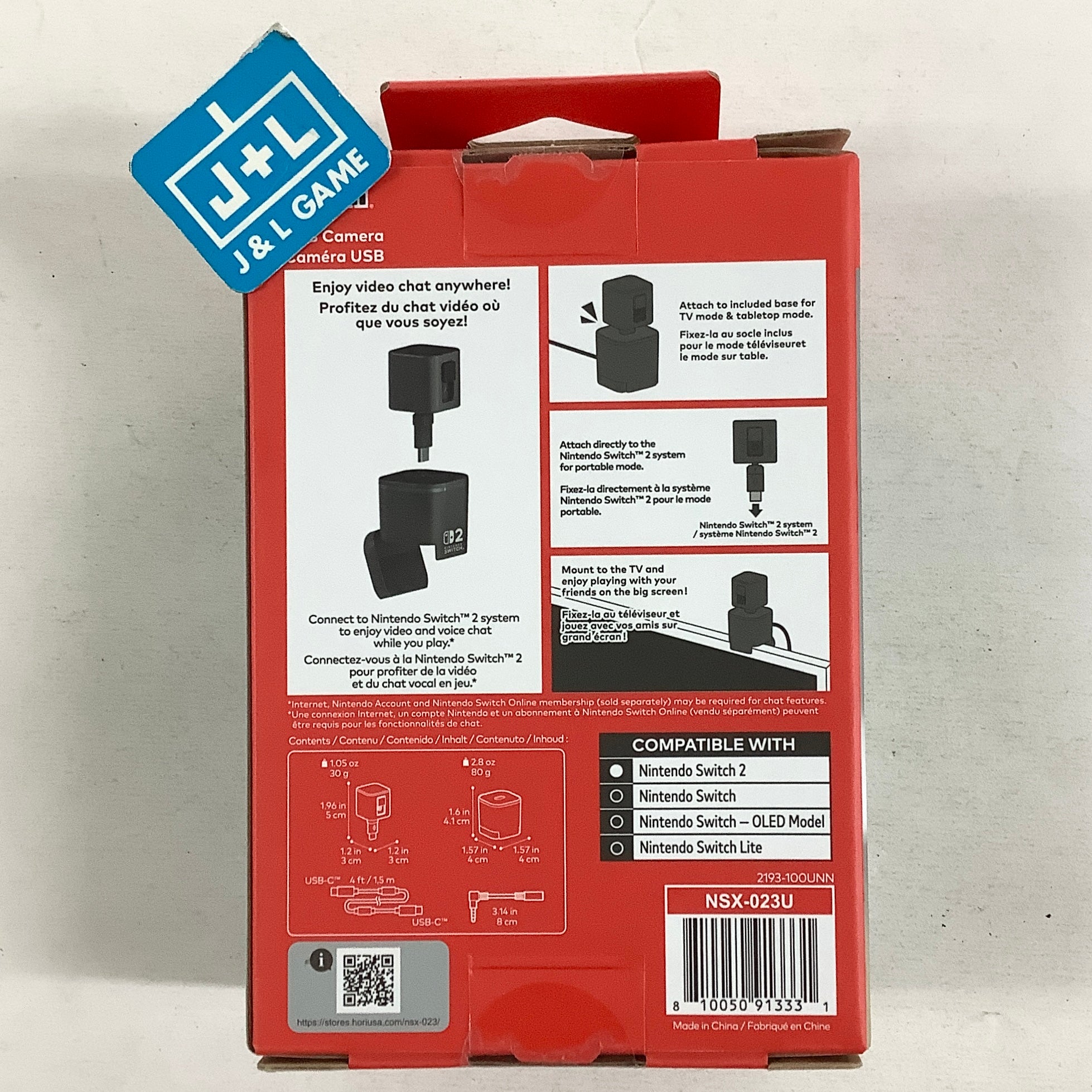 HORI USB Camera - (NS2) Nintendo Switch 2 ACCESSORIES HORI