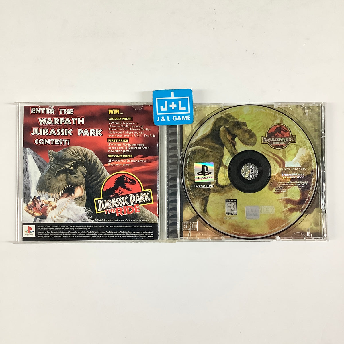 Jurassic Park Warpath - (PS1) PlayStation 1 [Pre-Owned]