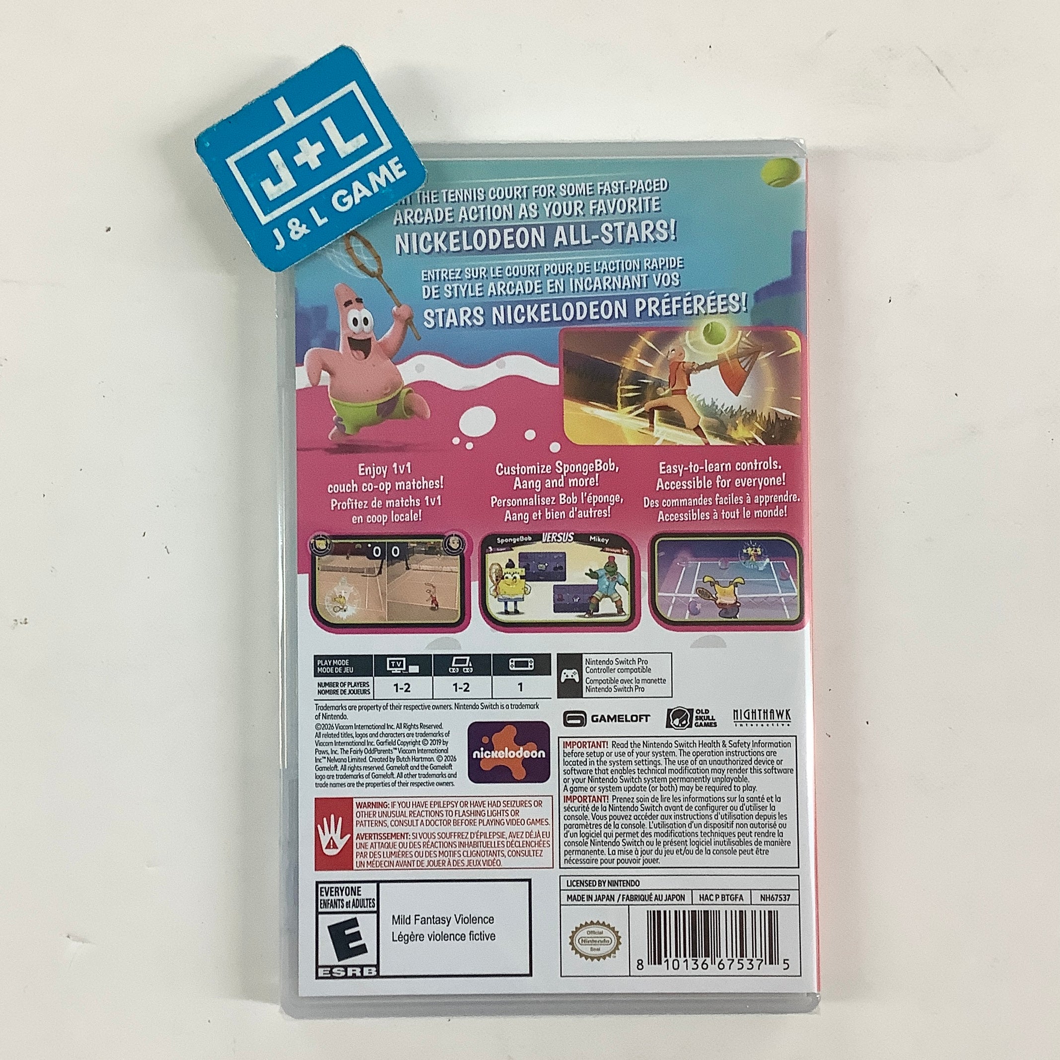 Nickelodeon Extreme Tennis: Next! - (NSW) Nintendo Switch