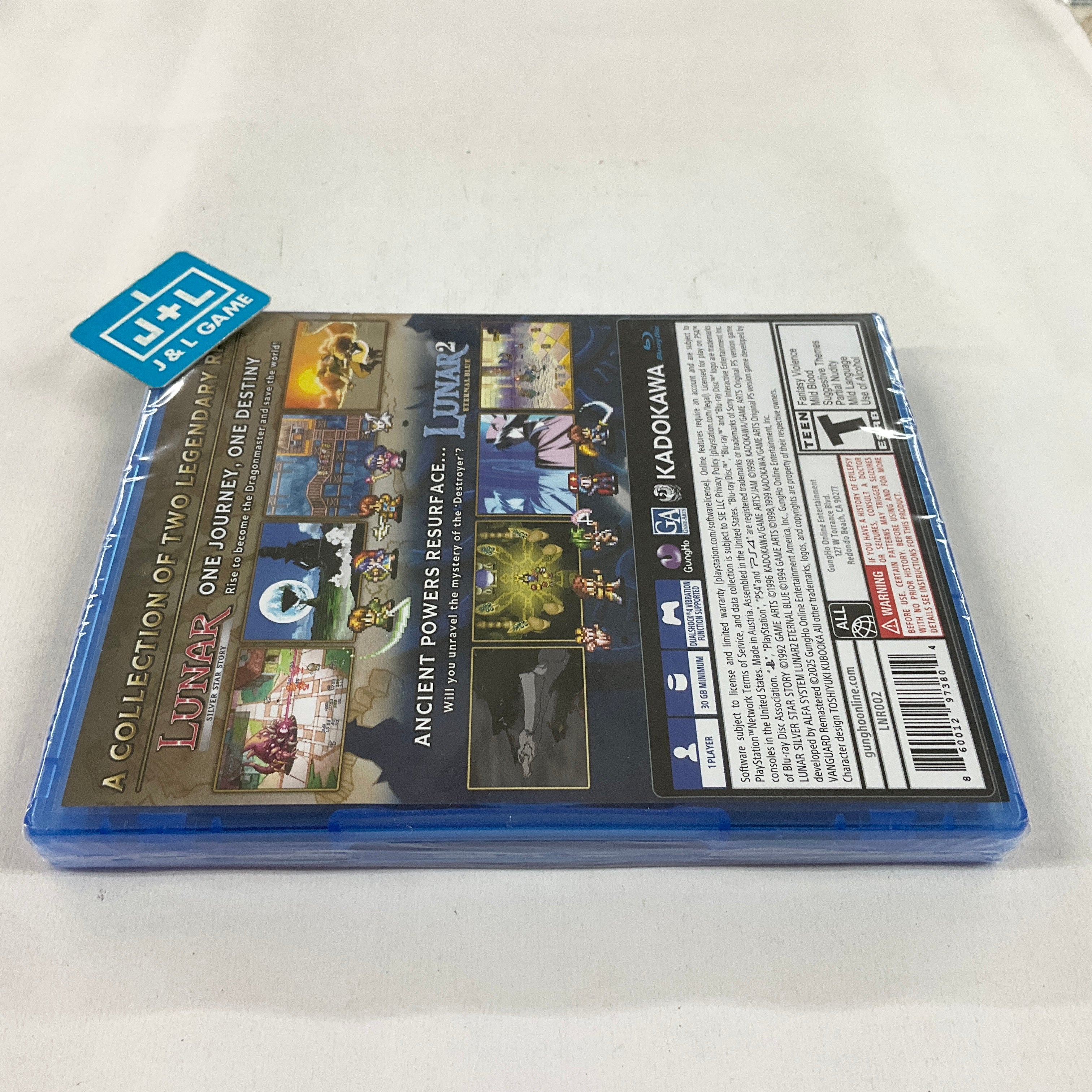 LUNAR Remastered Collection - (PS4) PlayStation 4 Video Games GungHo Online Entertainment, Inc.