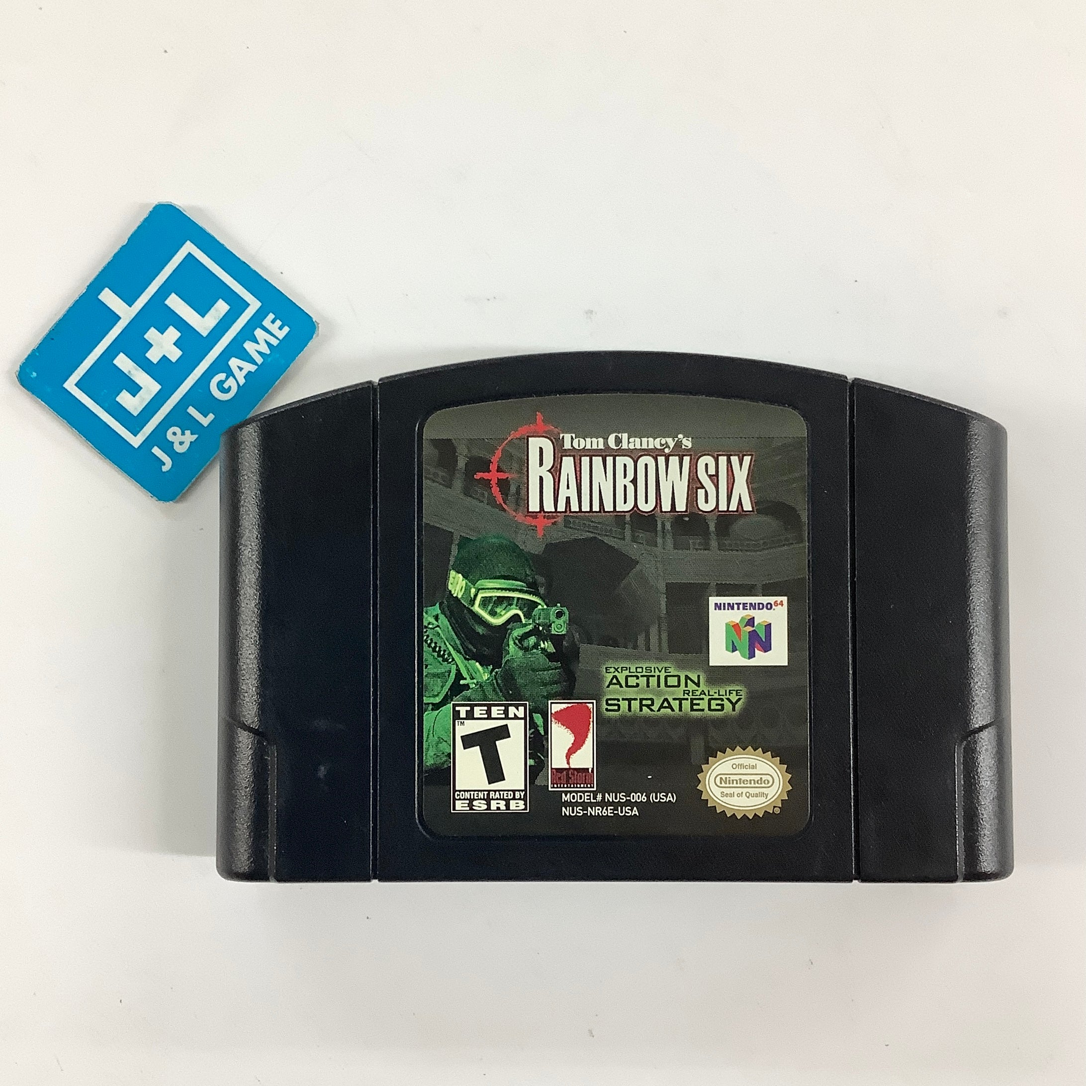 Tom Clancy's Rainbow Six (Black) - (N64) Nintendo 64 [Pre-Owned] Video Games Red Storm Entertainment