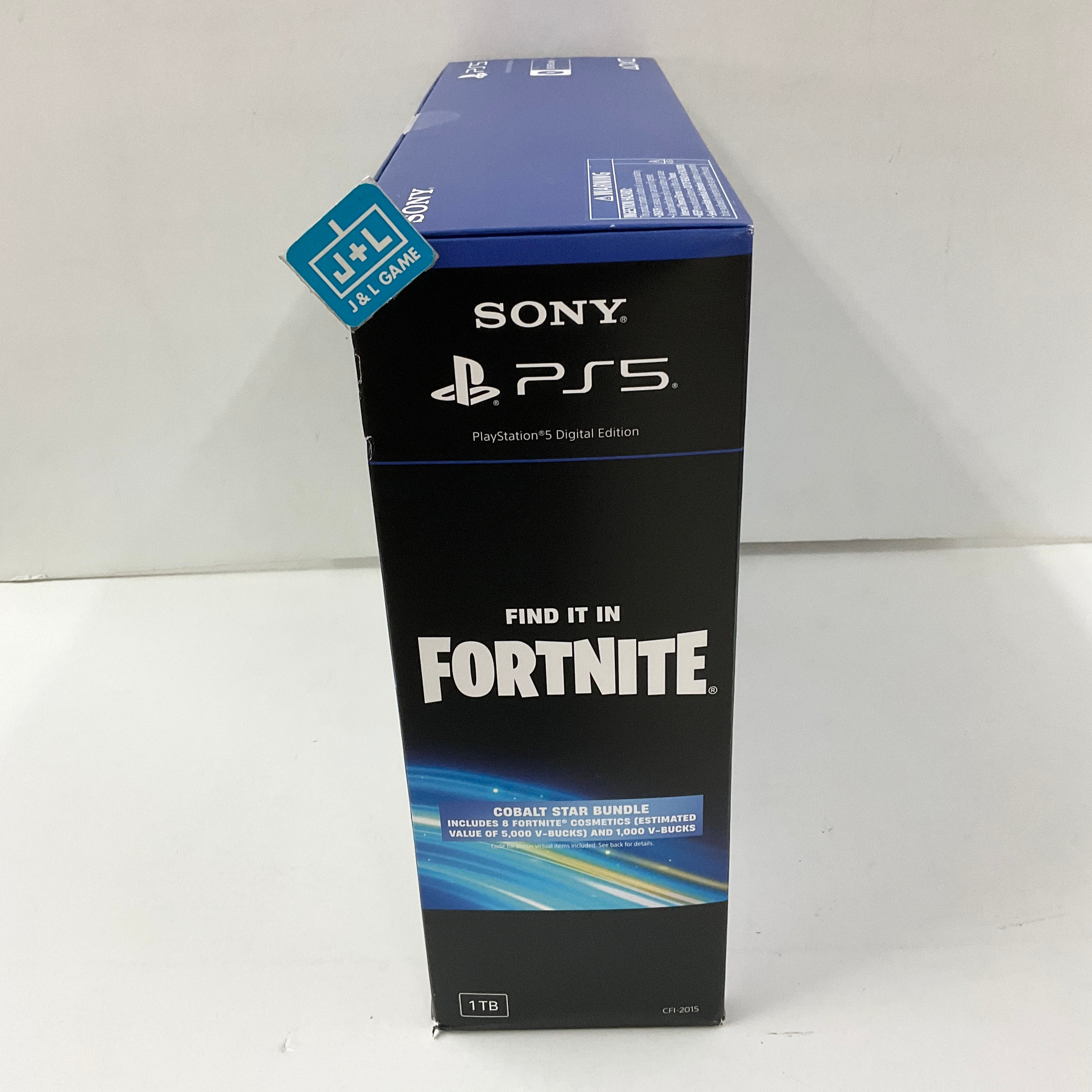 SONY PlayStation 5 Digital Edition Console (Fortnite Cobalt Star Disc Edition) (Model CFI-2015) - (PS5) PlayStation 5 CONSOLE PlayStation