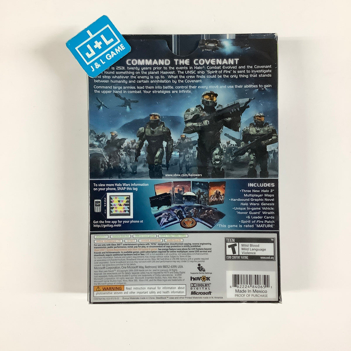Halo Wars (Limited Edition) - Xbox 360 [Pre-Owned] Video Games Microsoft