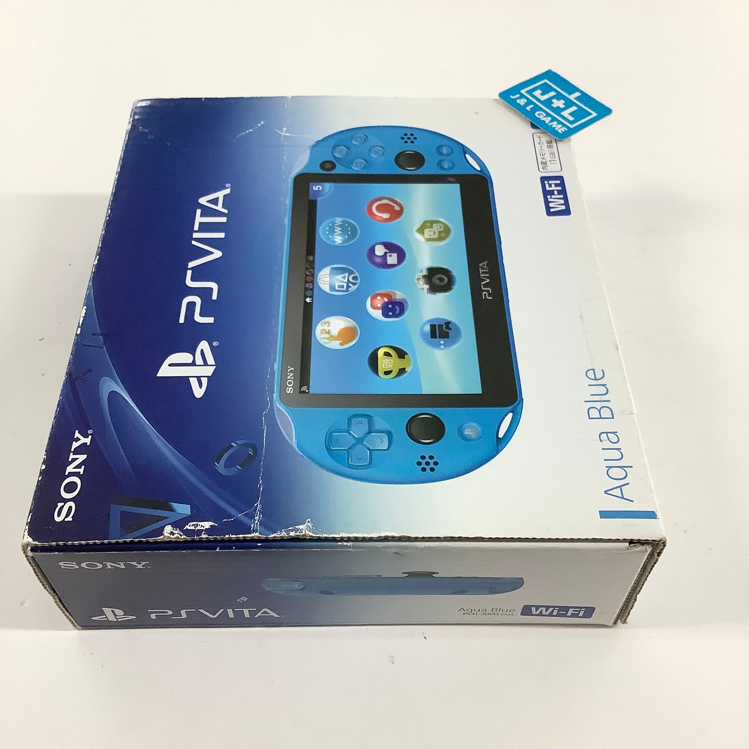 Sony PlayStation Vita 2000 Wi-Fi (Aqua Blue) - (PSV) PlayStation Vita [Pre-Owned] (Japanese Import) Consoles Sony