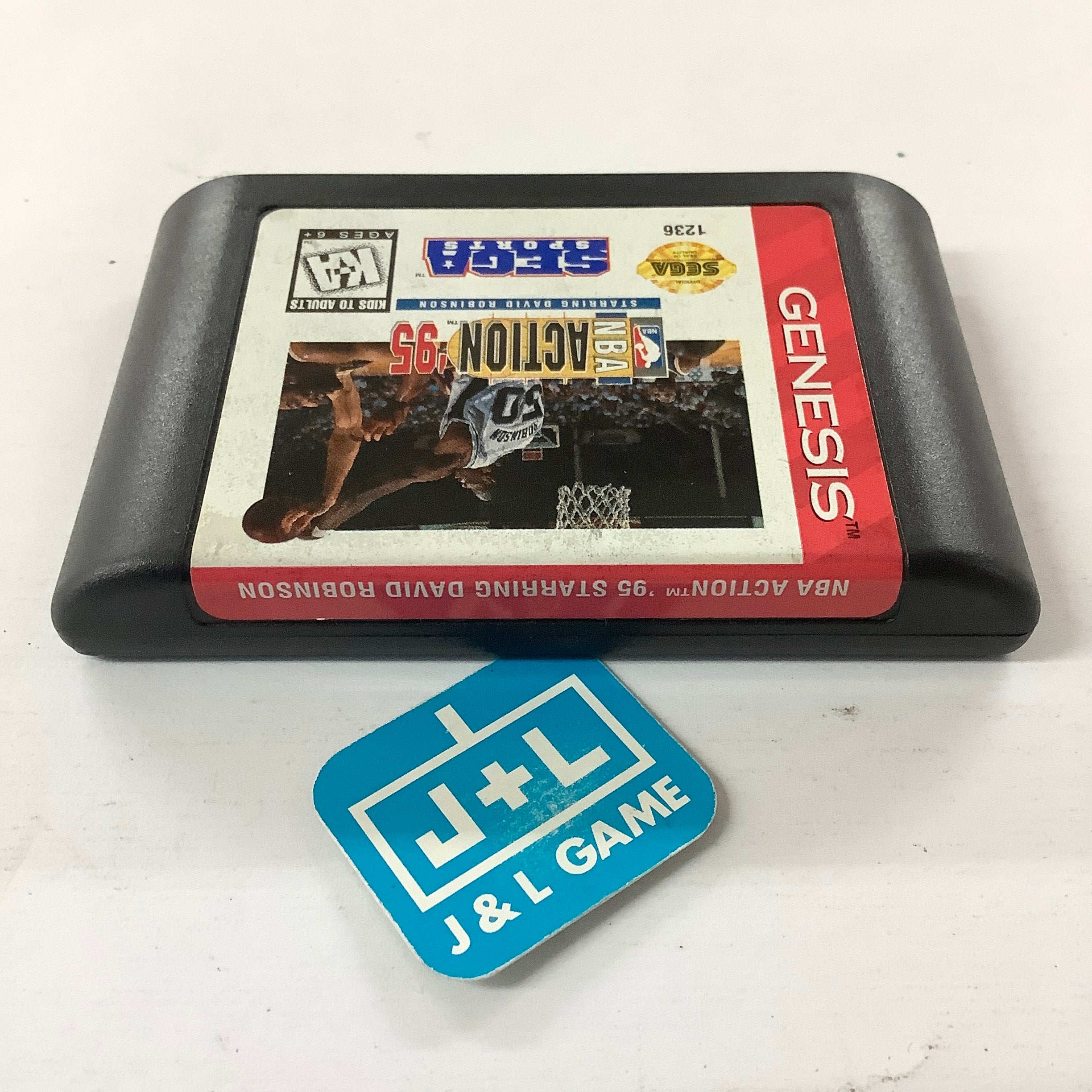 NBA Action '95 starring David Robinson - (SG) SEGA Genesis [Pre-Owned] Video Games Sega   