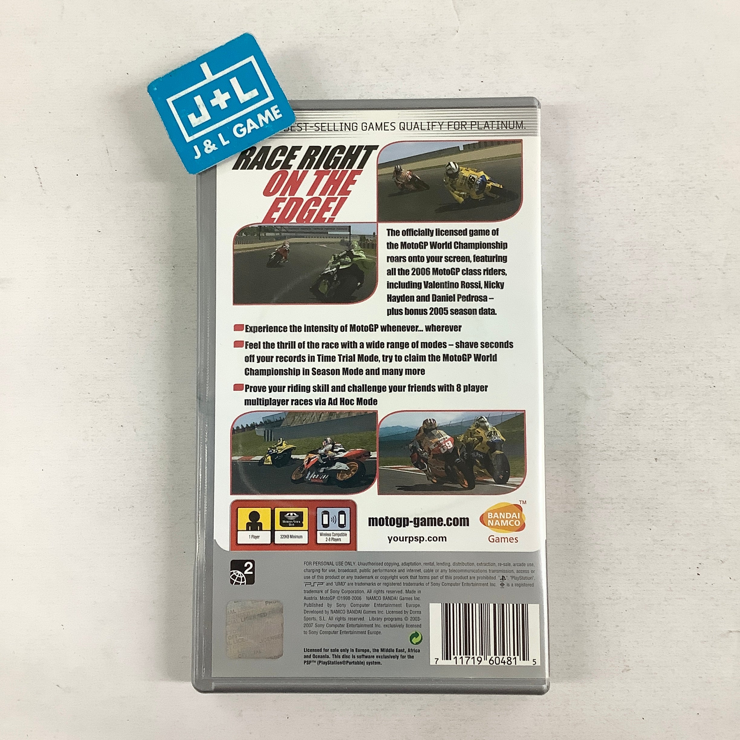 MotoGP - Sony PSP [Pre-Owned] (European Import) Bandai Namco Entertainment America