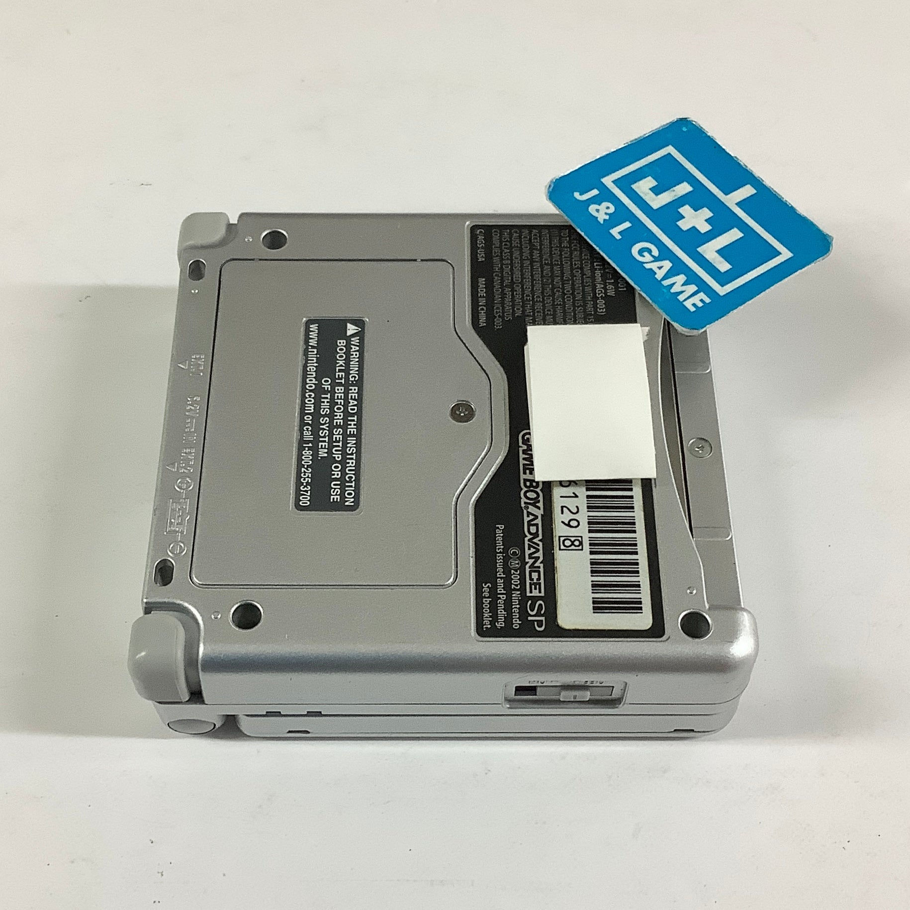 Nintendo Game Boy Advance SP Console AGS-001 (Silver) - (GBA) Game Boy Advance SP [Pre-Owned]