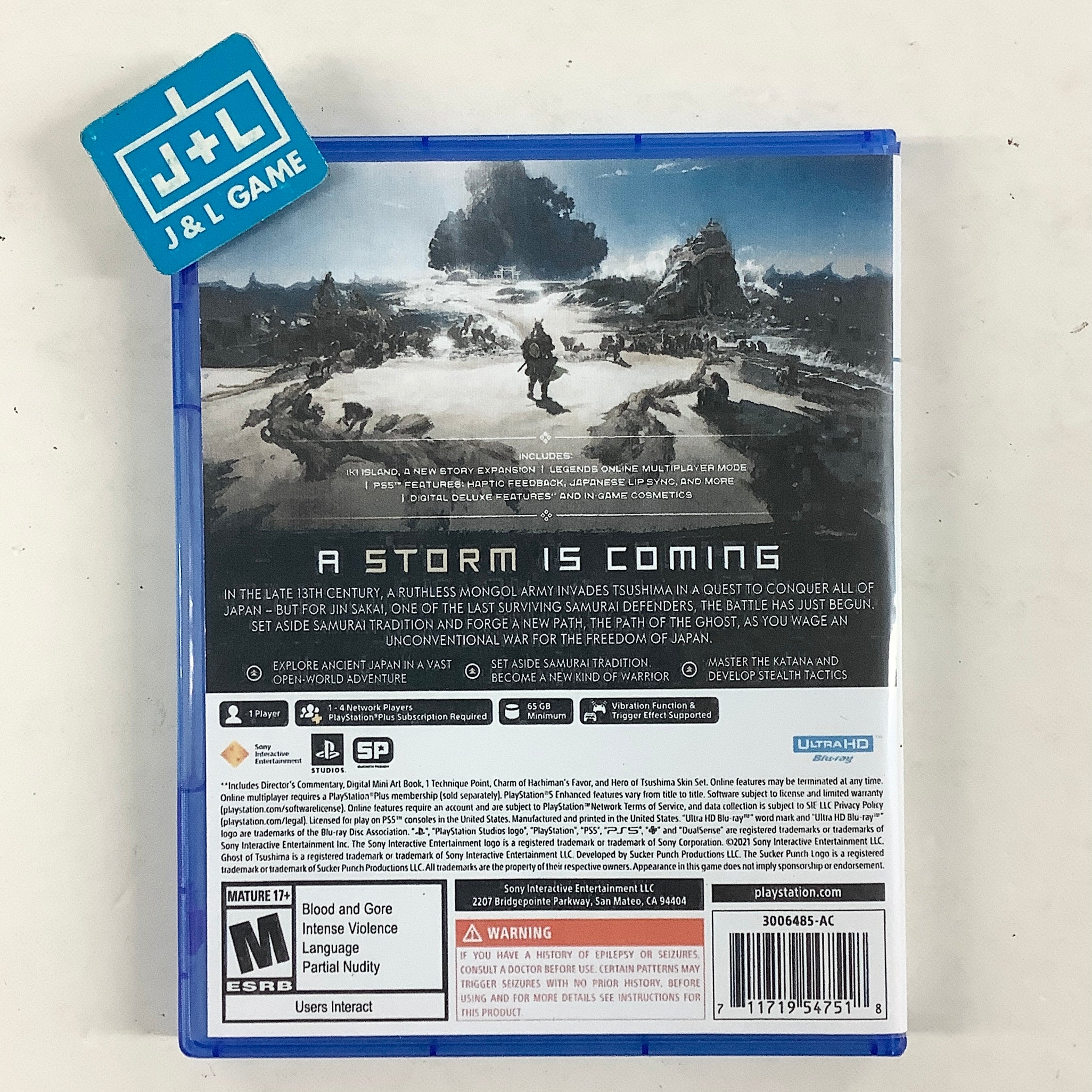 Ghost of Tsushima Director's Cut - (PS5) PlayStation 5 [Pre-Owned] Video Games Sony Interactive Entertainment