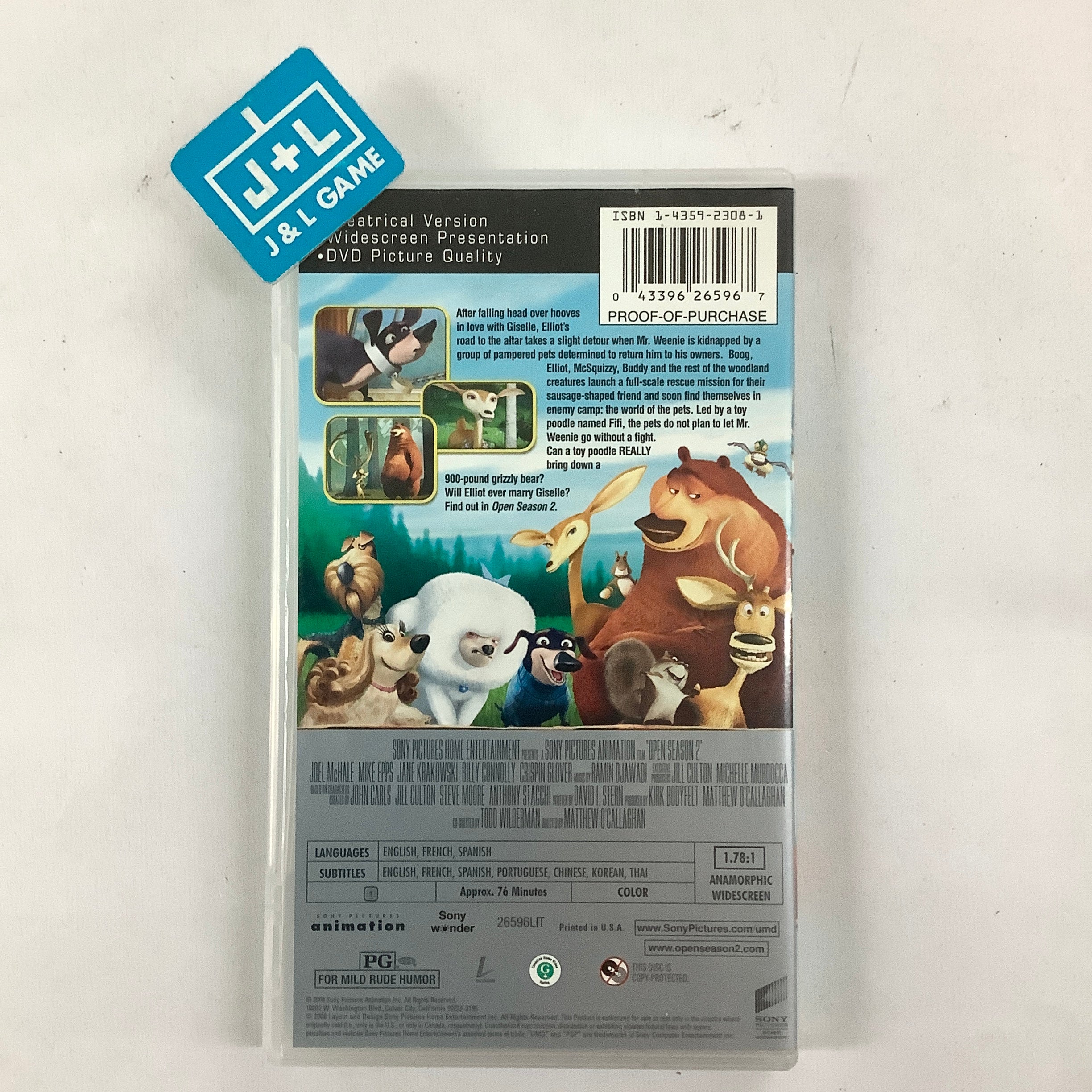 Open Season 2 - PSP UMD Video [Pre-Owned] | J&L Game