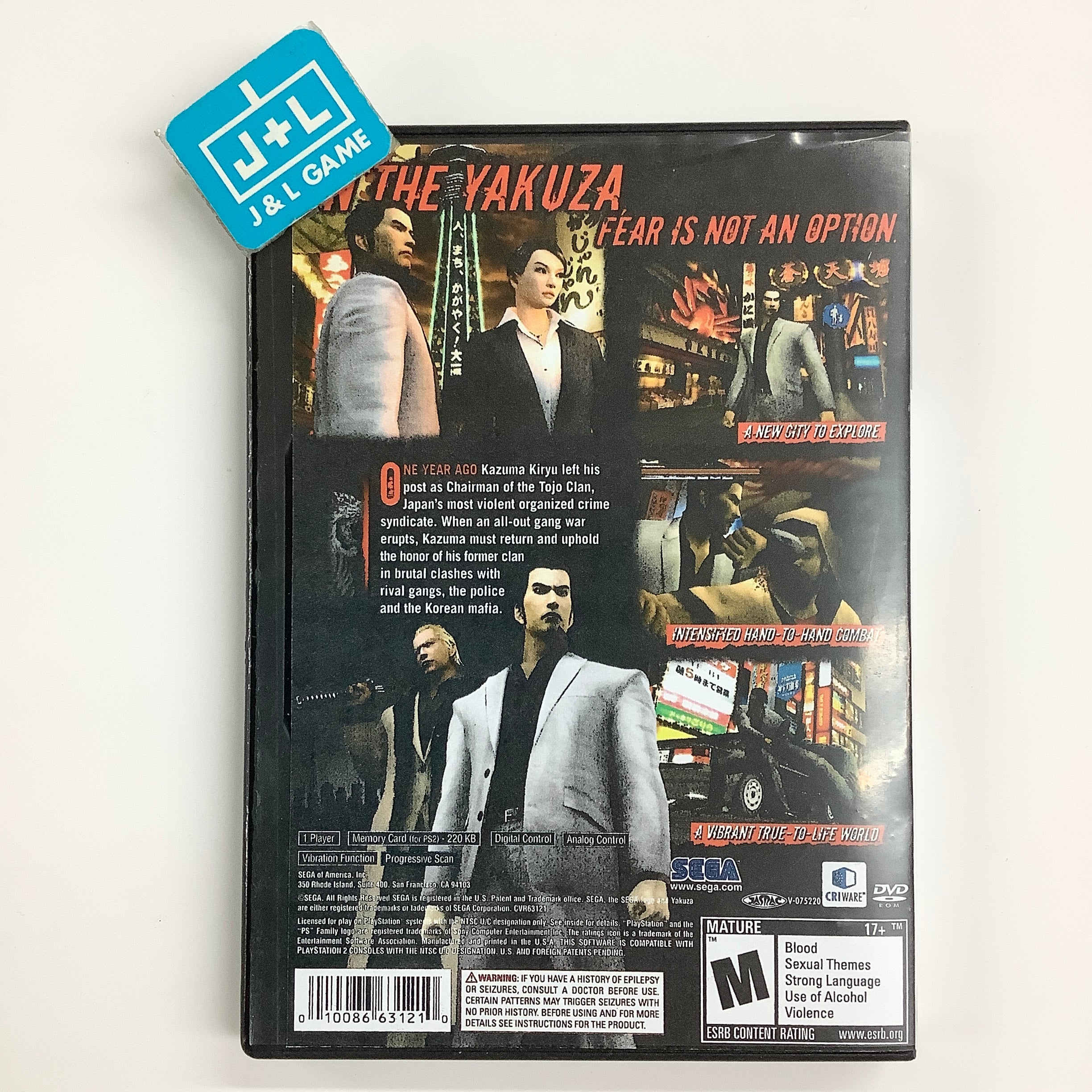 Yakuza 2 - (PS2) PlayStation 2 [Pre-Owned] Video Games Sega