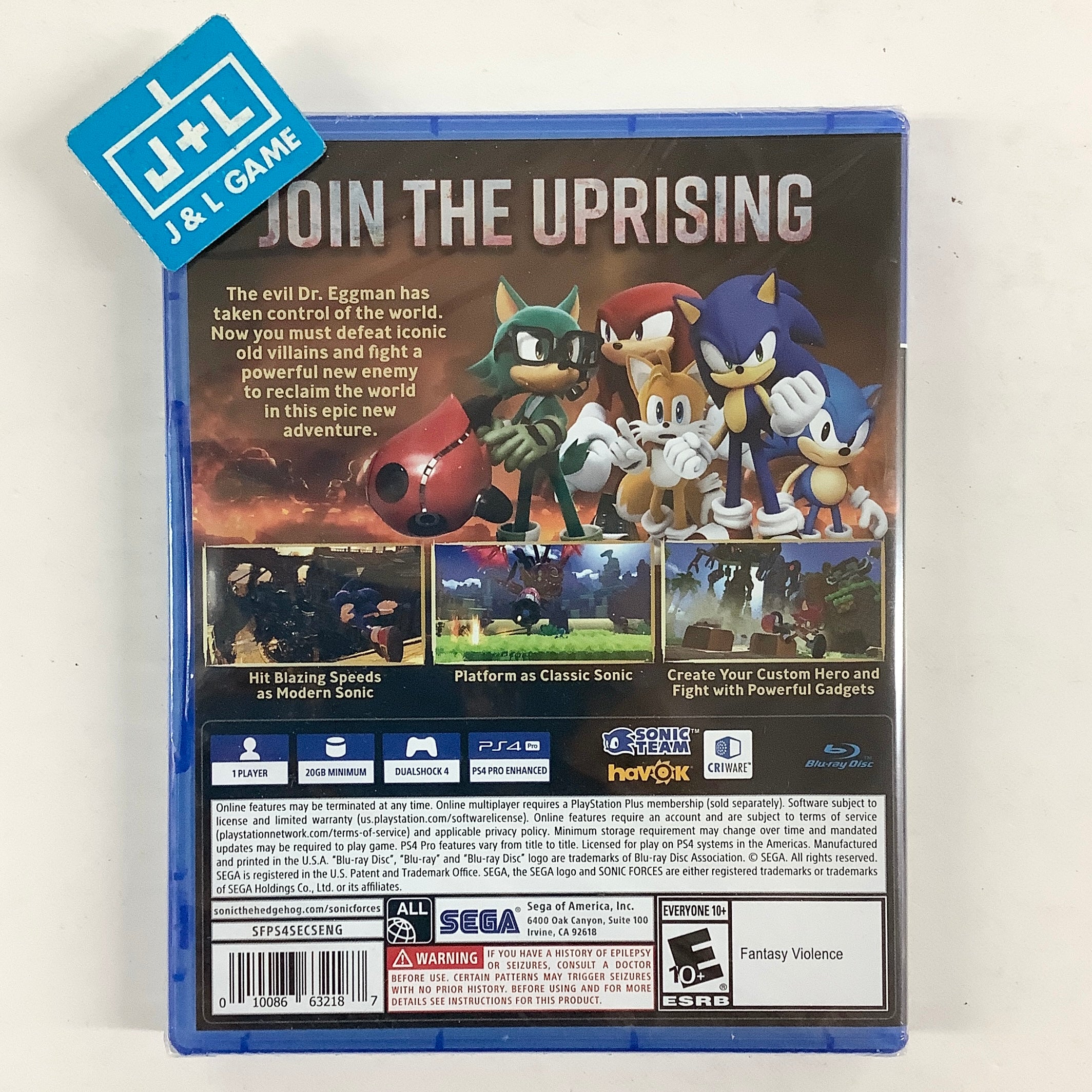 Sonic Forces - (PS4) Playstation 4 Video Games SEGA