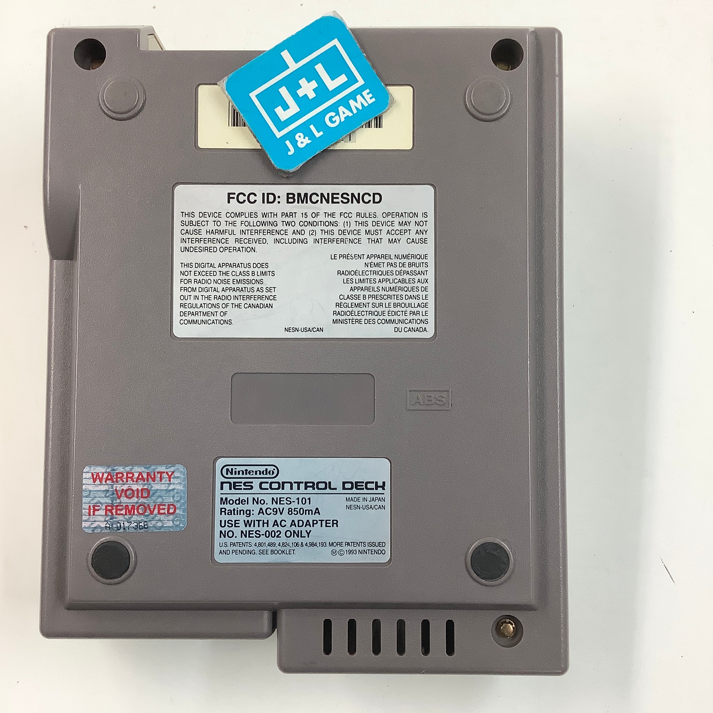 Nintendo Console (NES-101 Top Loader) - (NES) Nintendo Entertainment System [Pre-Owned] Consoles Nintendo