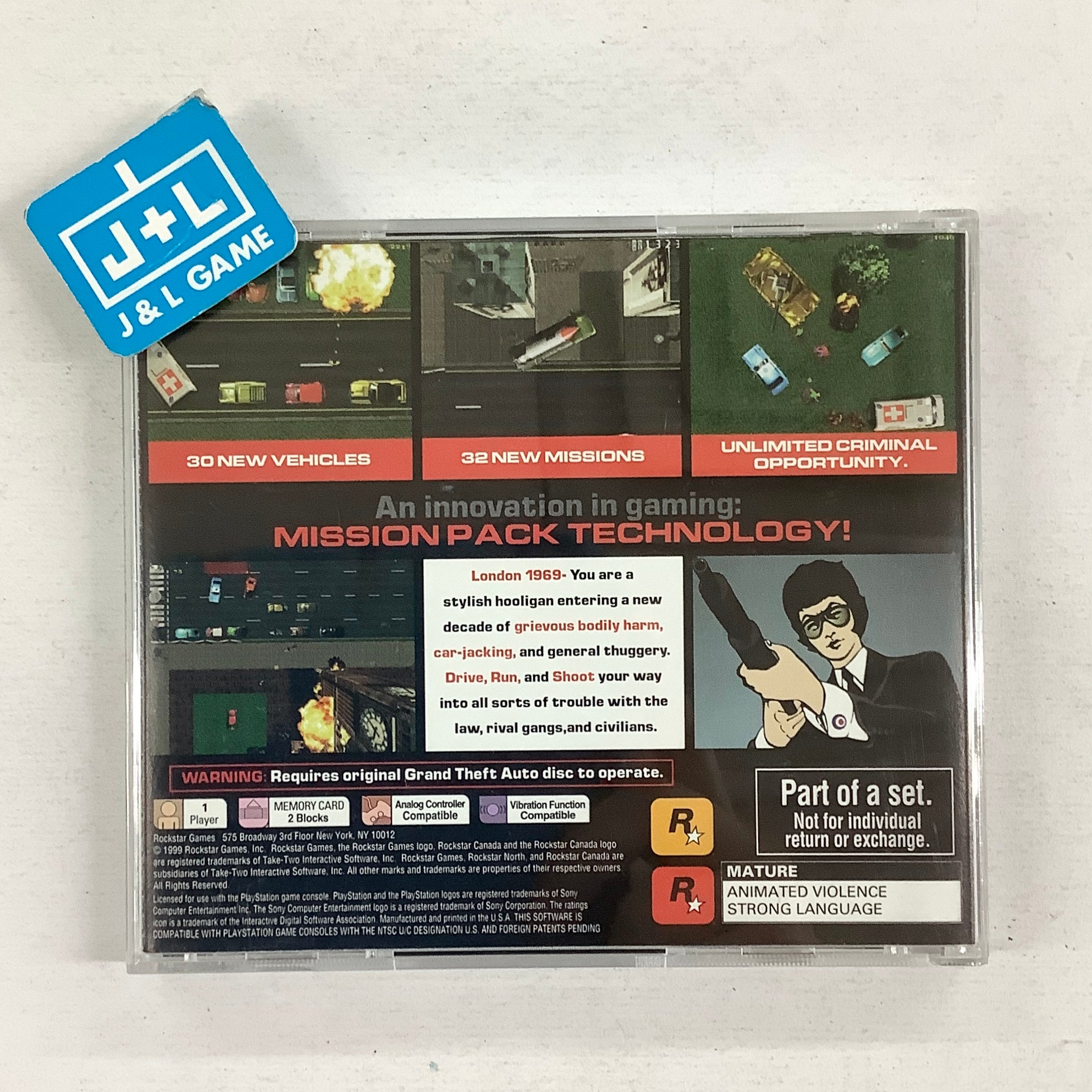 Grand Theft Auto: Collector's Edition - (PS1) PlayStation 1 [Pre-Owned] Rockstar Games