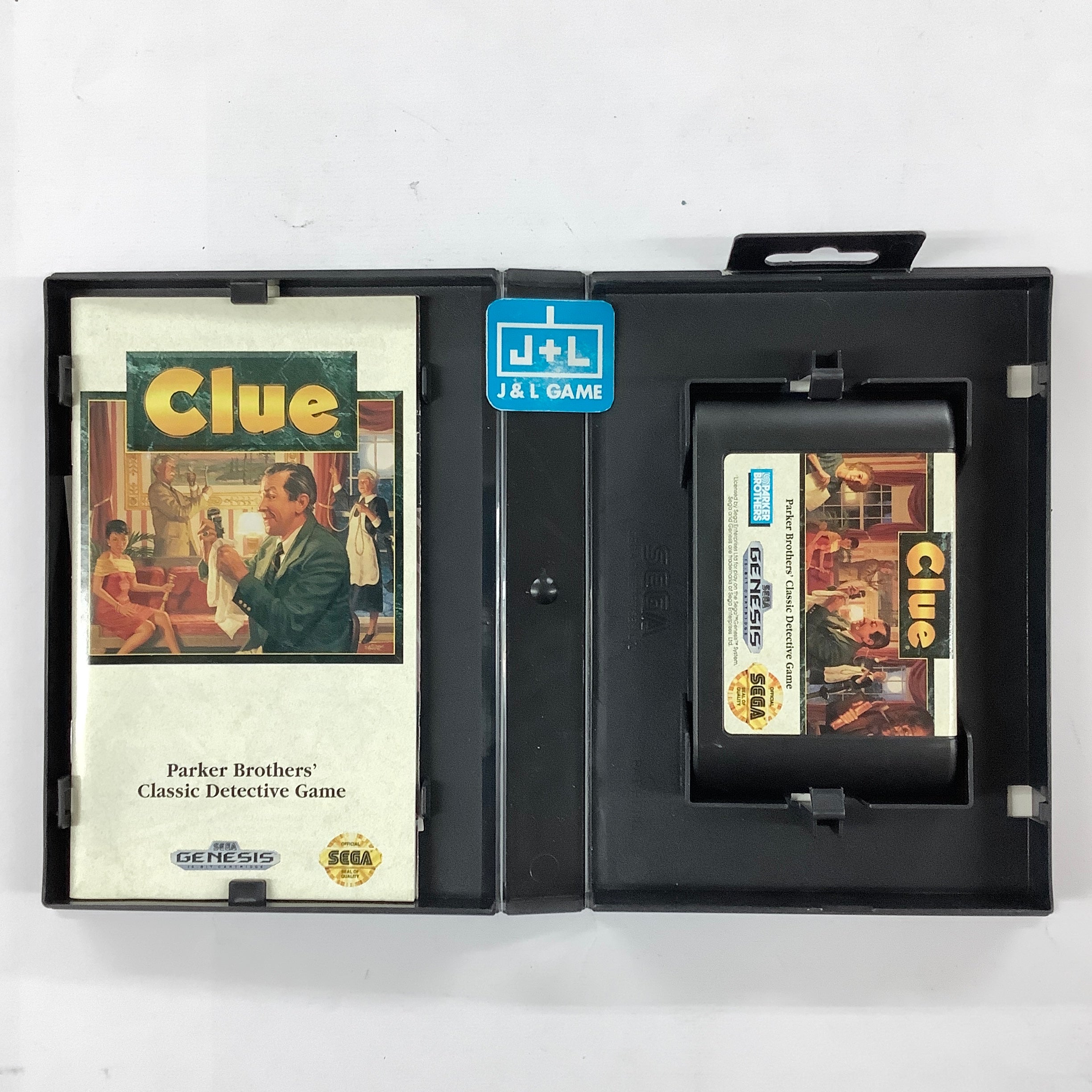 Clue - (SG) SEGA Genesis [Pre-Owned] Video Games Parker Brothers   