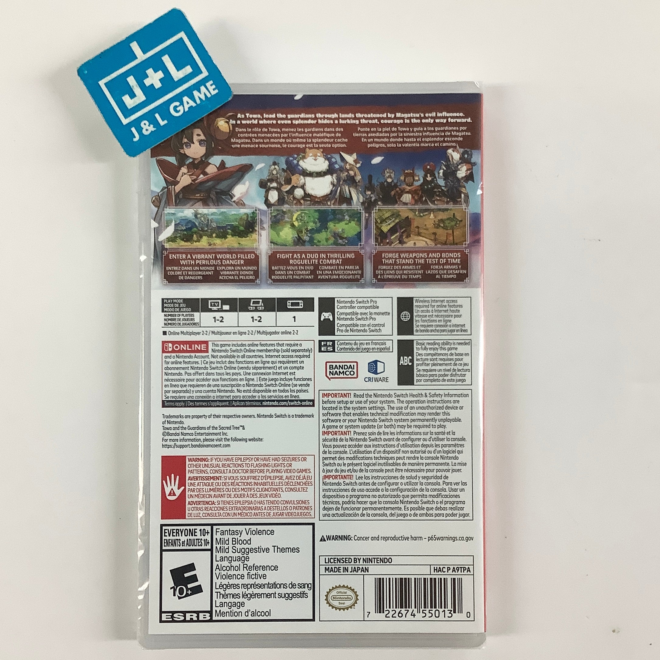 Towa and the Guardians of the Sacred Tree - (NSW) Nintendo Switch Video Games Bandai Namco