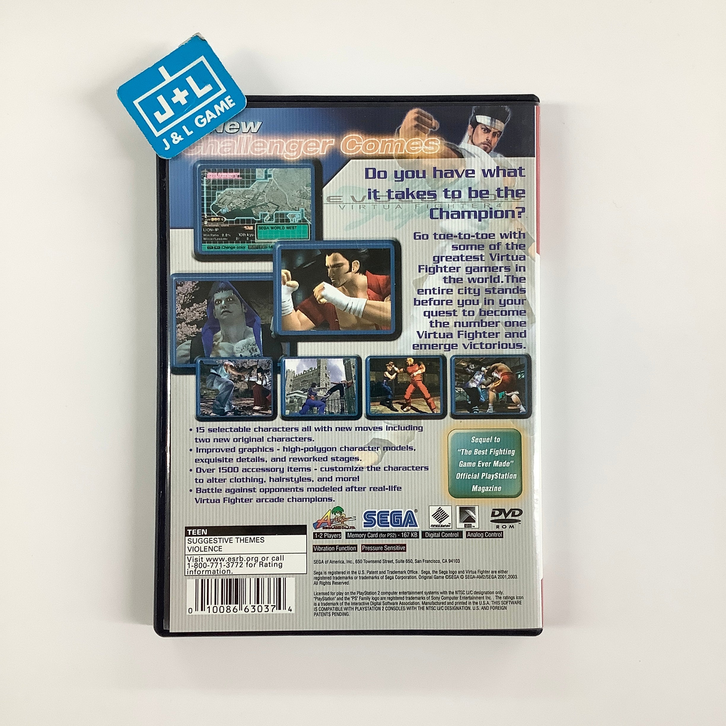 Virtua Fighter 4: Evolution (Greatest Hits) - (PS2) PlayStation 2 [Pre-Owned] Video Games Sega
