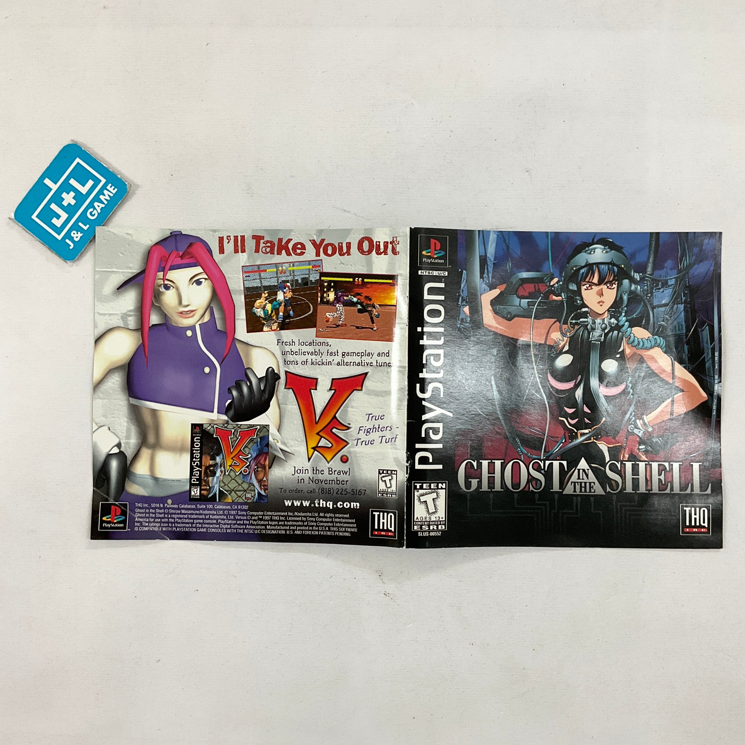Ghost in the Shell - (PS1) PlayStation 1 [Pre-Owned] Video Games THQ