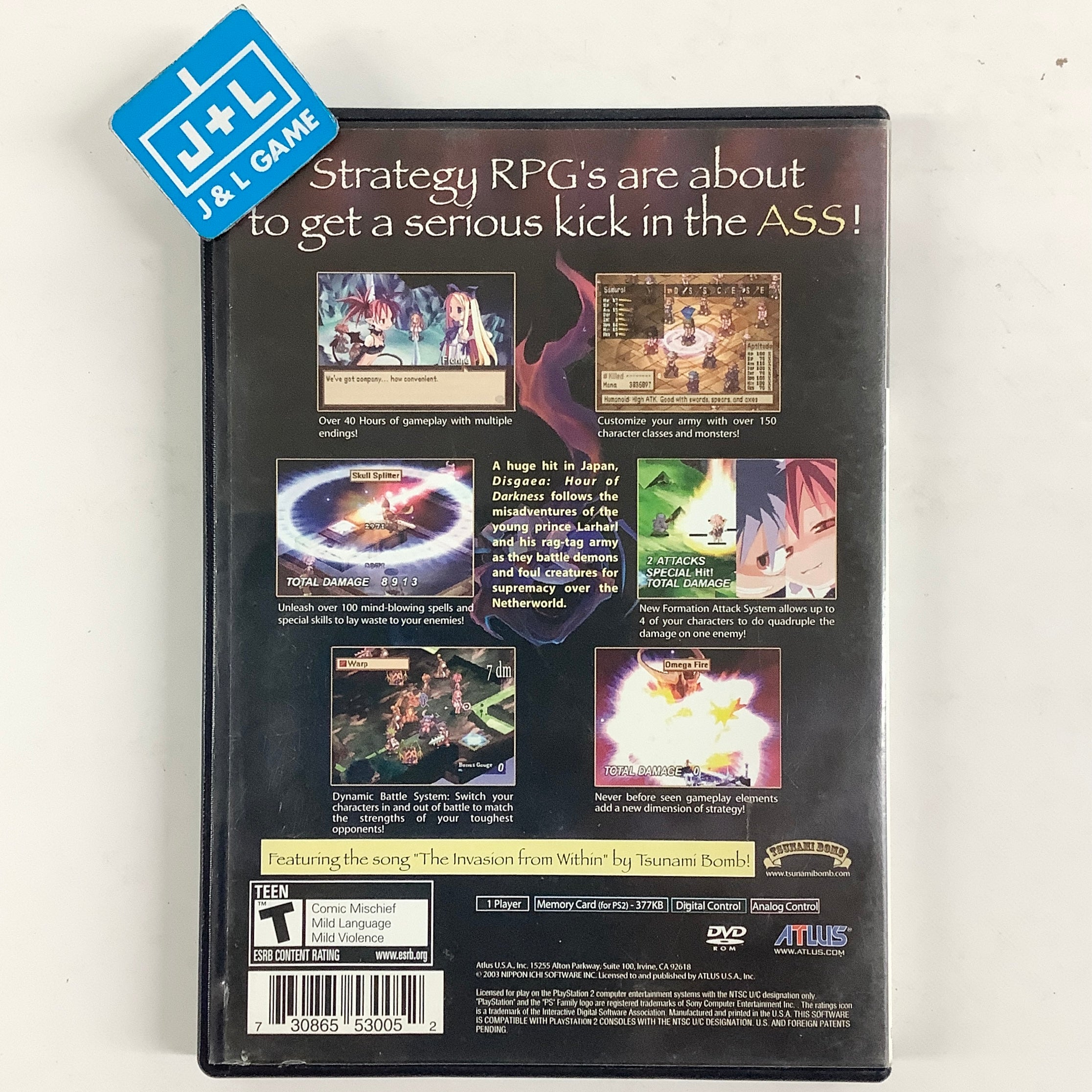 Disgaea: Hour of Darkness - (PS2) PlayStation 2 [Pre-Owned] Video Games Atlus