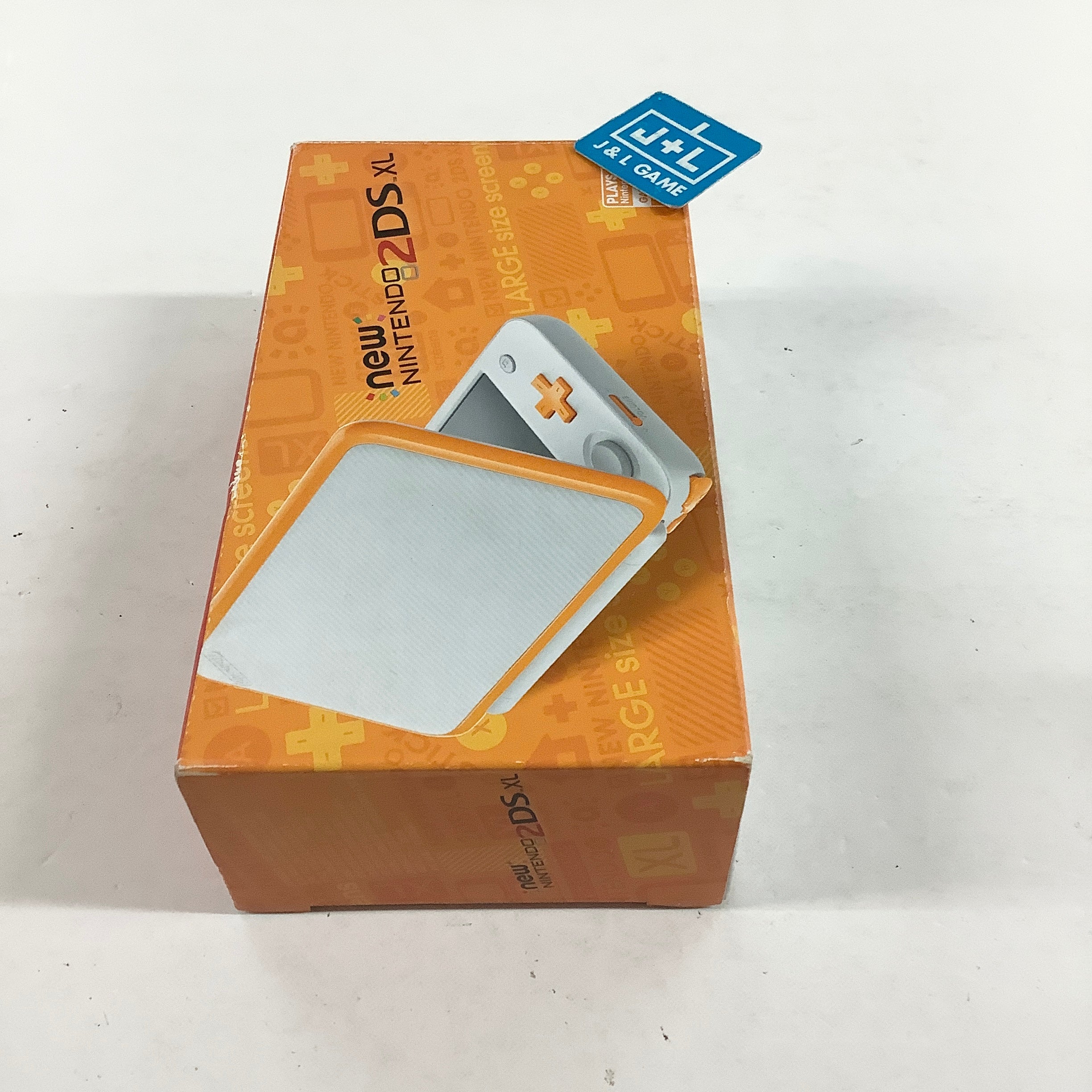 New Nintendo 2DS XL Console (White + Orange) - Nintendo 3DS [Pre-Owned] CONSOLE Nintendo