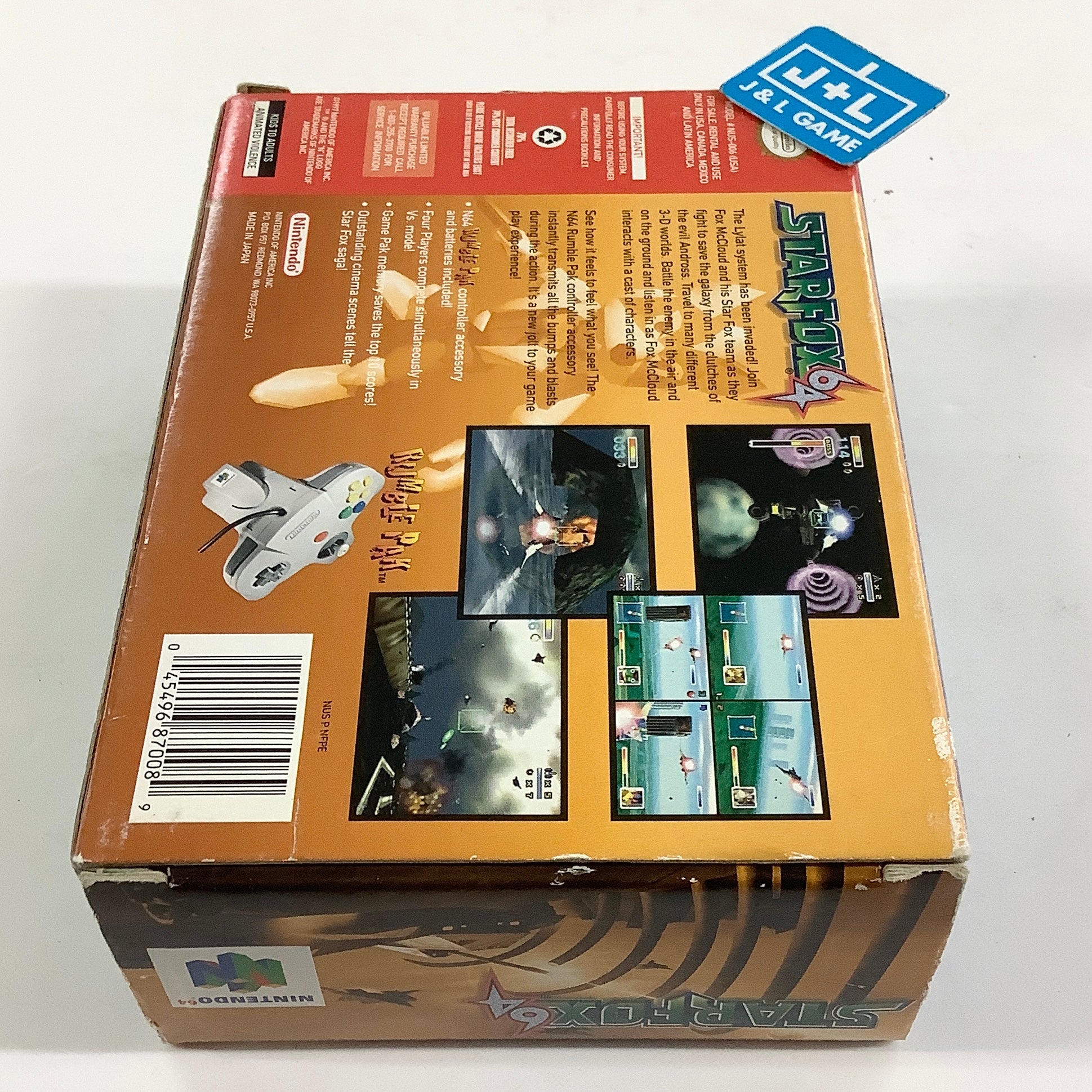 StarFox 64 (Rumble Pak Bundle) - (N64) Nintendo 64 [Pre-Owned] Video Games Nintendo