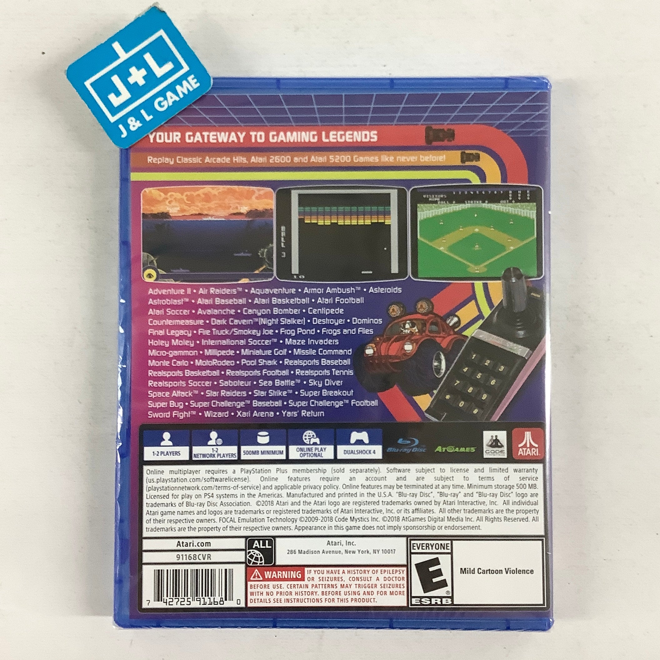 Atari Flashback Classics Vol. 3 - (PS4) PlayStation 4 Video Games PS4