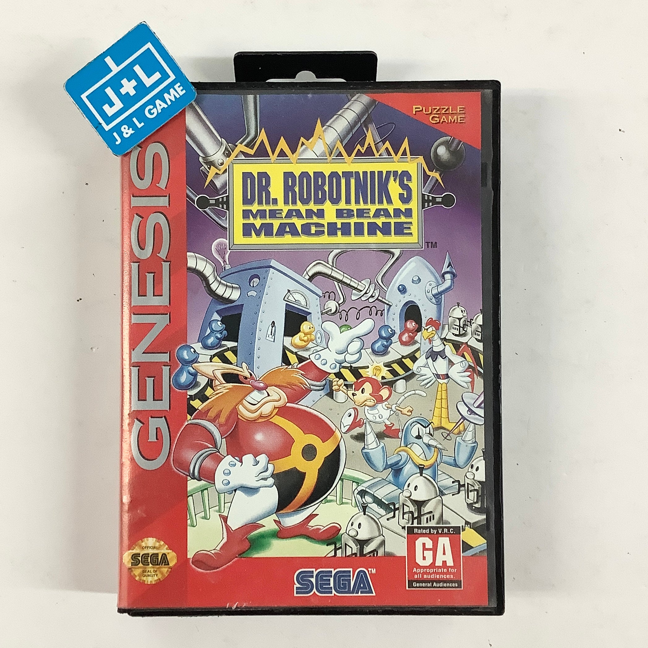 Dr. Robotnik's Mean Bean Machine - (SG) SEGA Genesis [Pre-Owned] Video Games Sega
