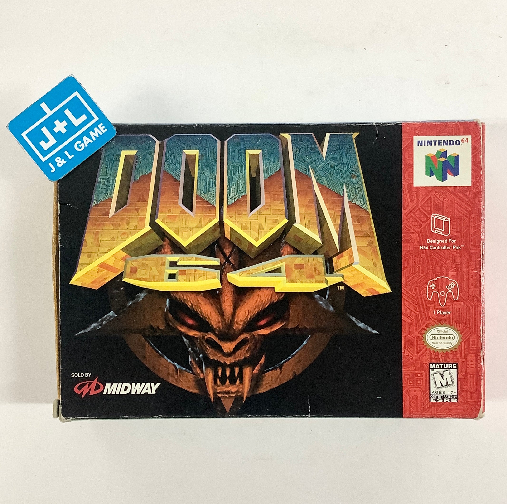 DOOM 64 - (N64) Nintendo 64 [Pre-Owned] Video Games Midway