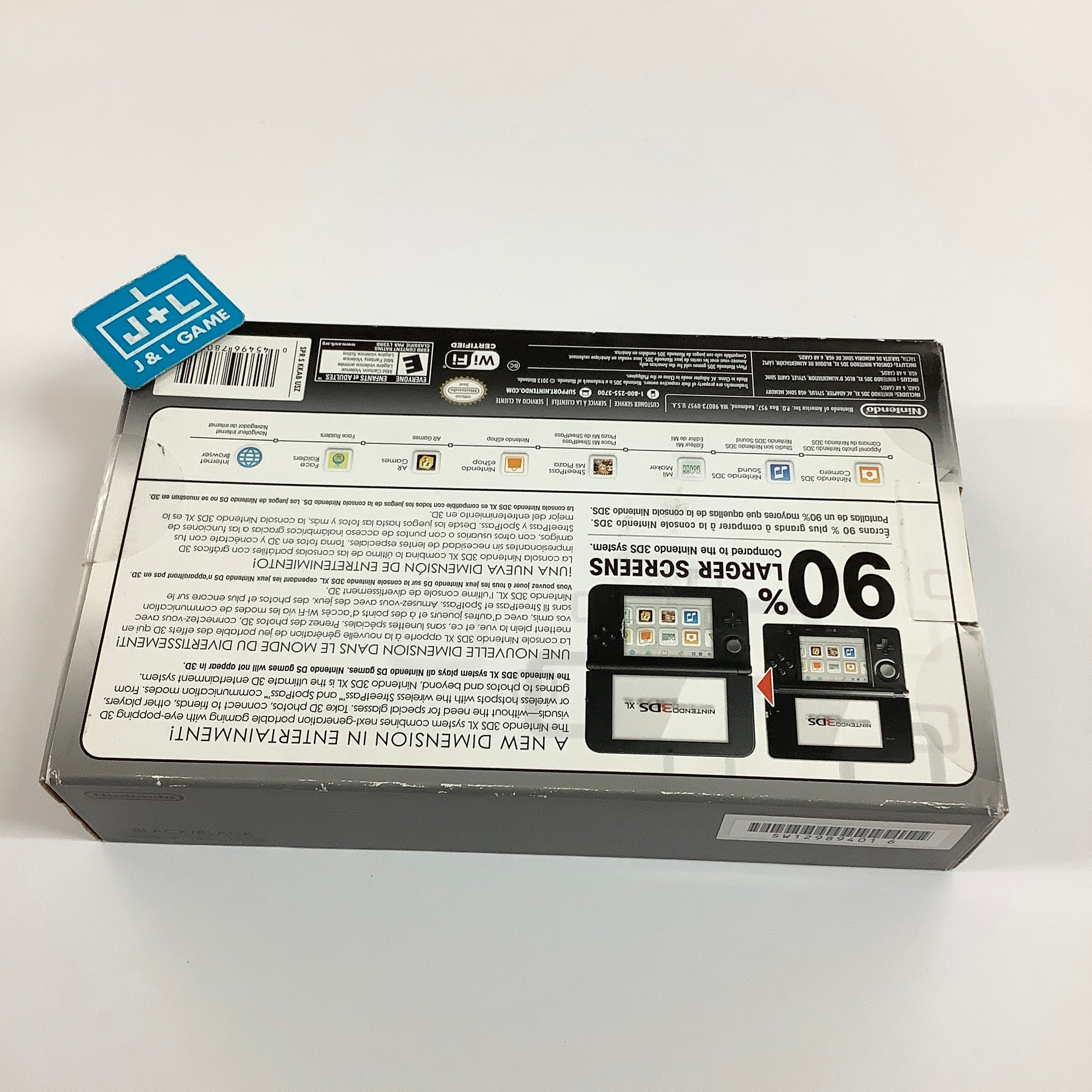 Nintendo 3DS XL Console (Black) - Nintendo 3DS [Pre-Owned] Consoles Nintendo