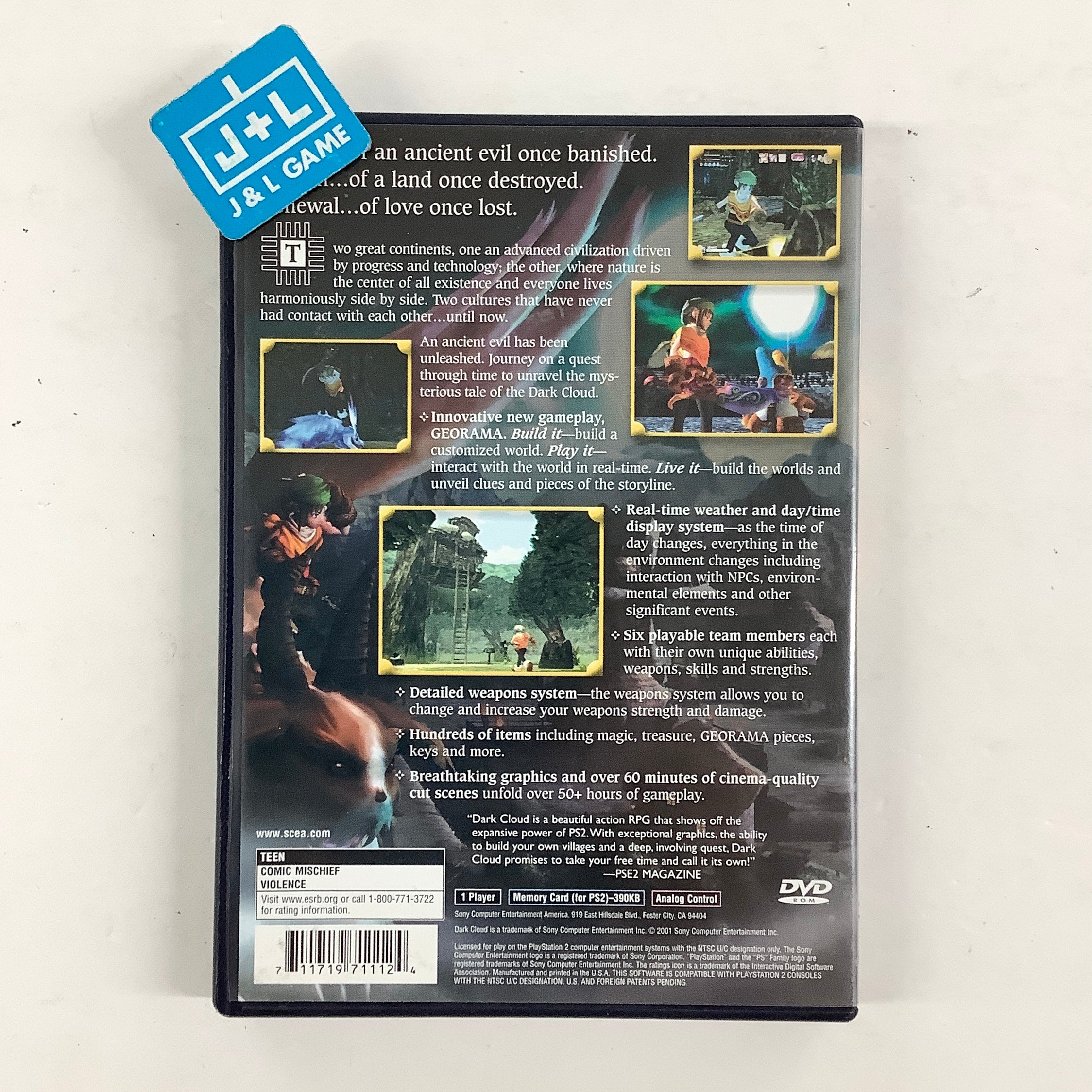 Dark Cloud - (PS2) PlayStation 2 [Pre-Owned] Video Games SCEA