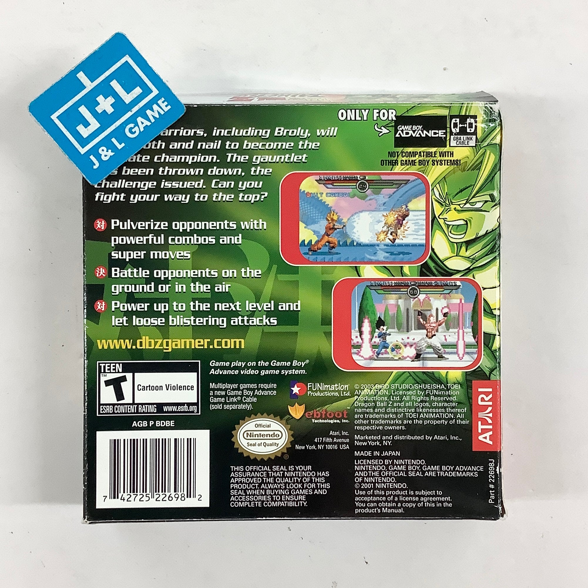 Dragon Ball Z: Taiketsu - (GBA) Game Boy Advance [Pre-Owned] Video Games Atari SA