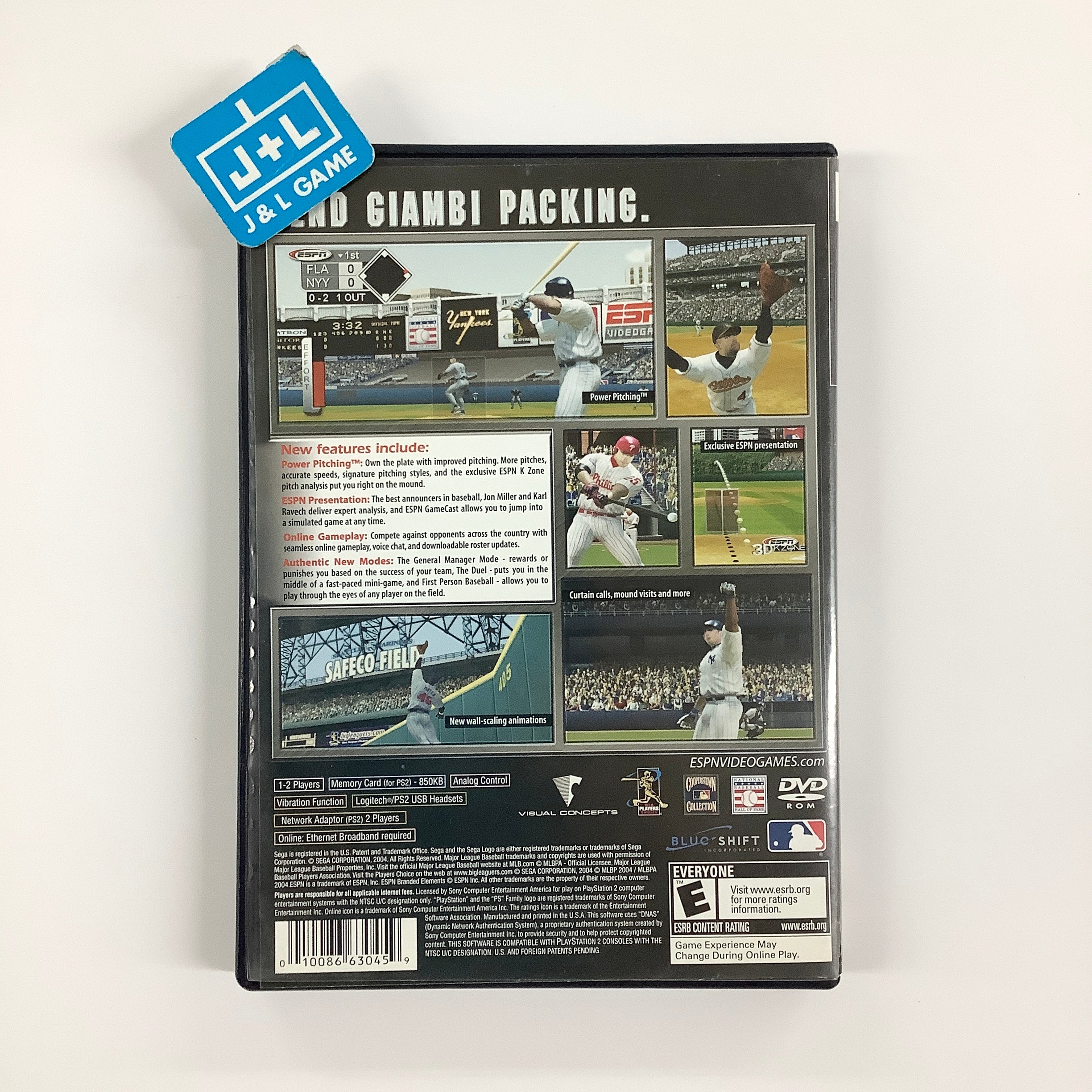 ESPN Major League Baseball - (PS2) PlayStation 2 [Pre-Owned] Video Games Sega