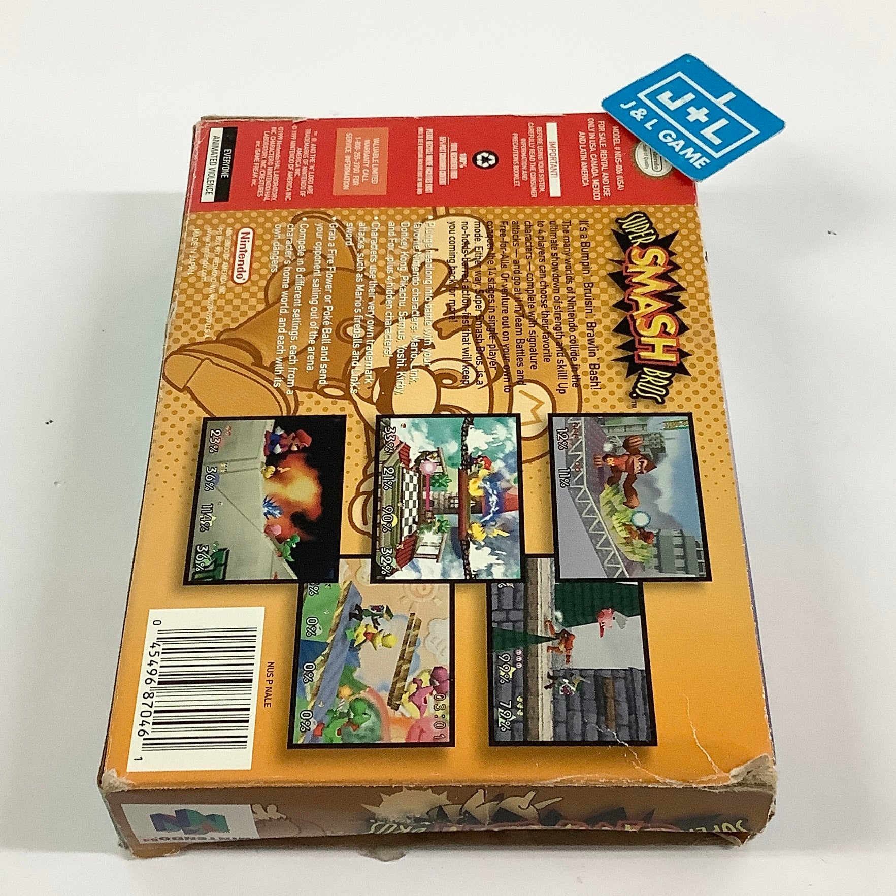 Super Smash Bros. - (N64) Nintendo 64 [Pre-Owned] Video Games Nintendo