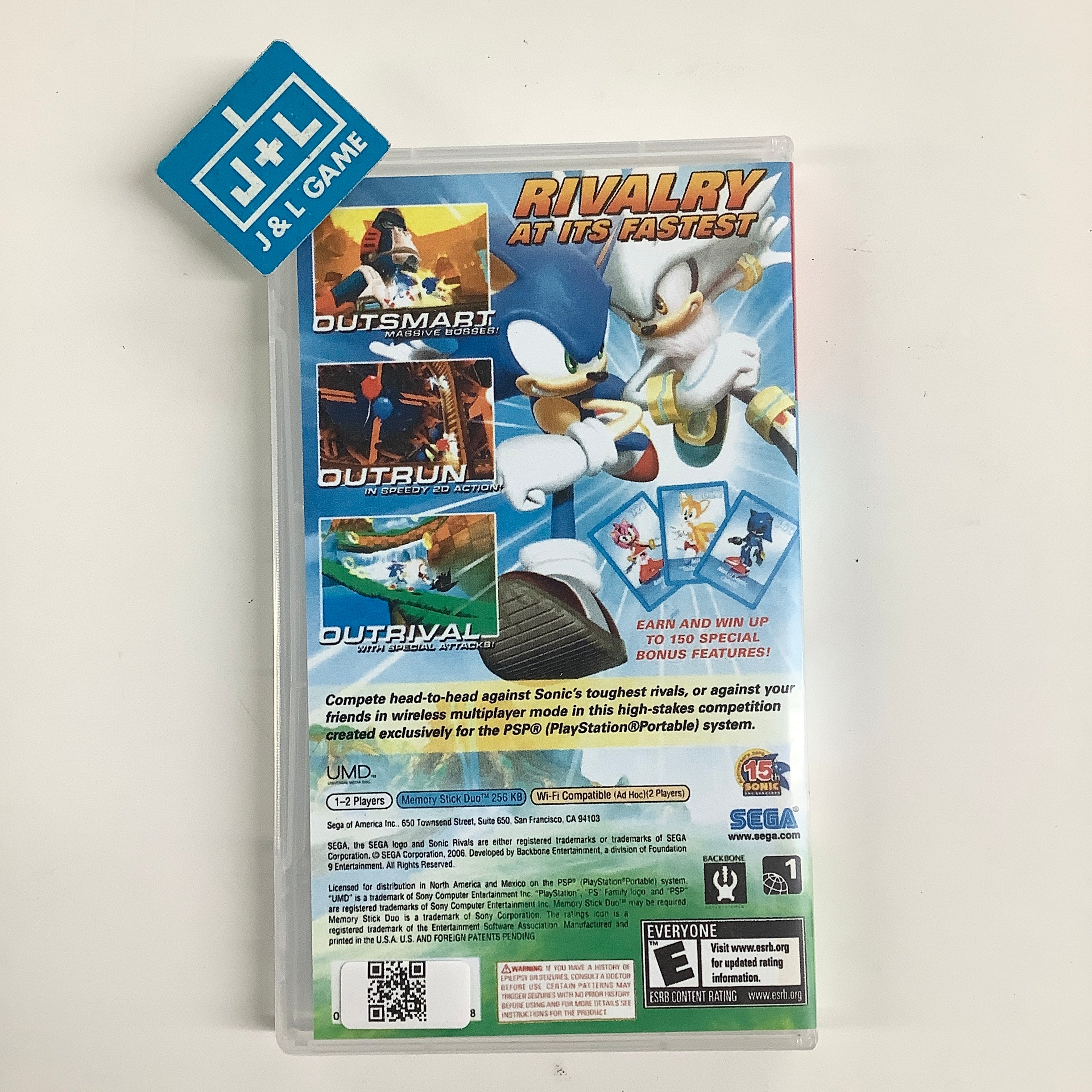 Sonic Rivals (Greatest Hits) - Sony PSP [Pre-Owned] Video Games Sega