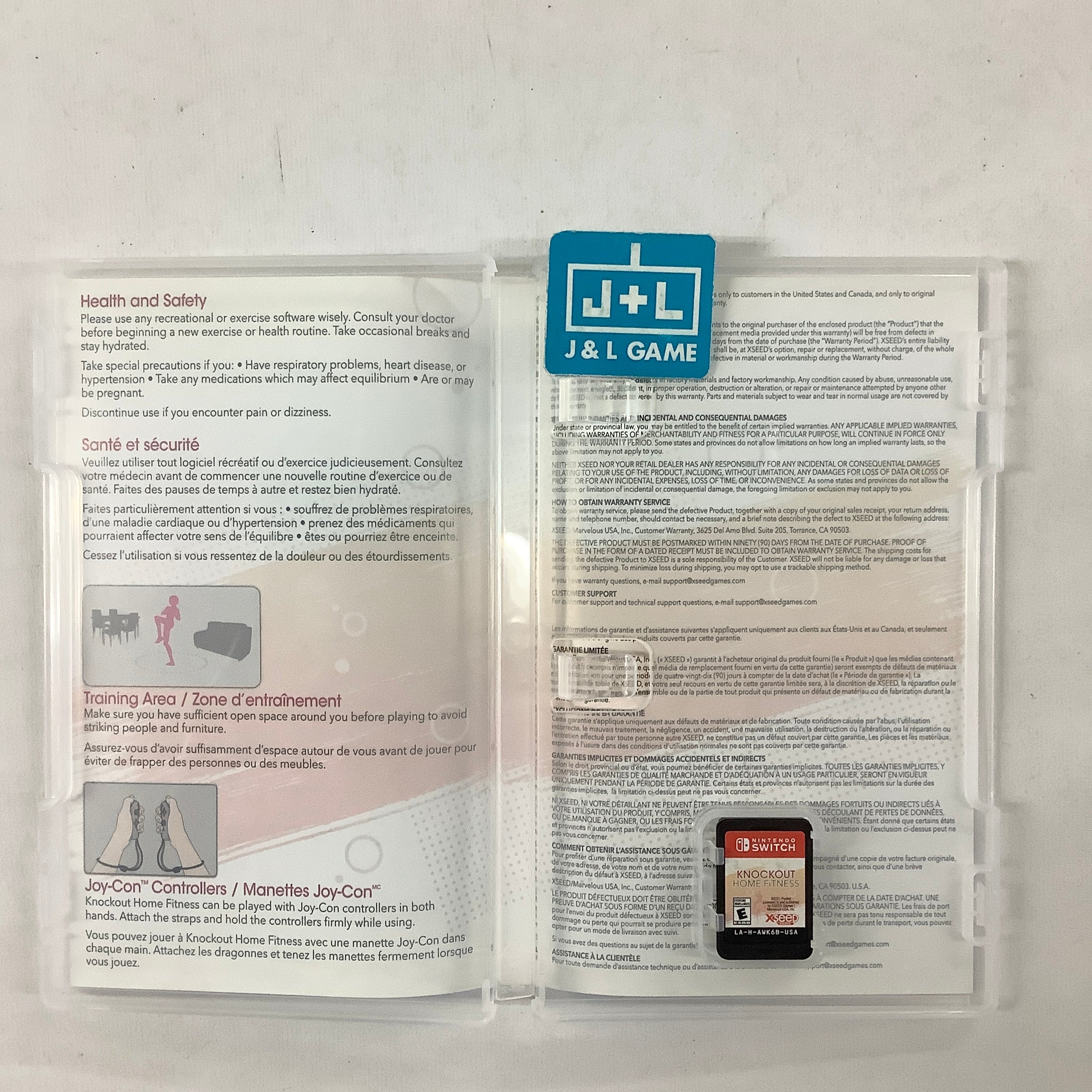 Knockout Home Fitness - (NSW) Nintendo Switch [Pre-Owned] Video Games XSEED Games