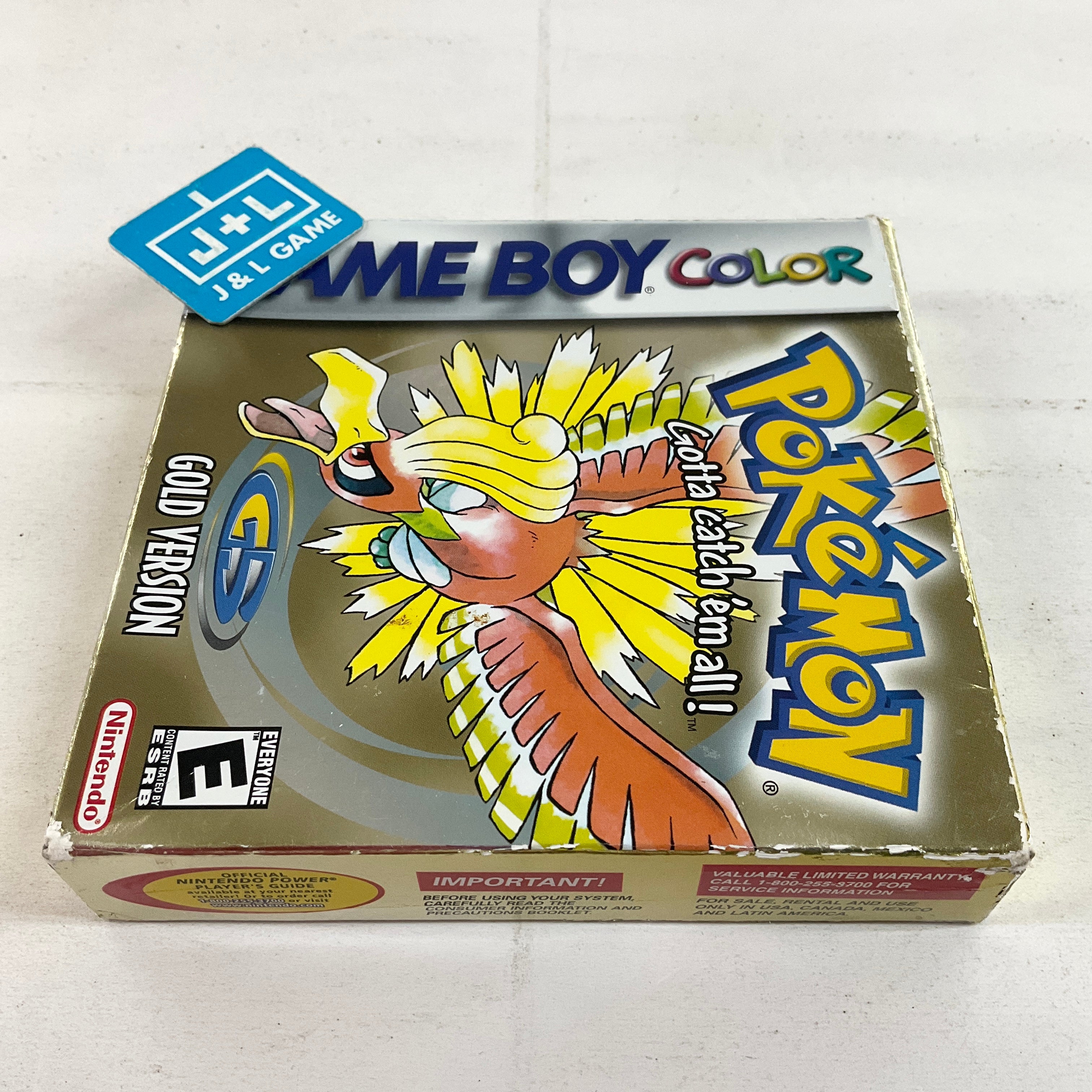 Pokemon Gold Version - (GBC) Game Boy Color [Pre-Owned] Video Games Nintendo