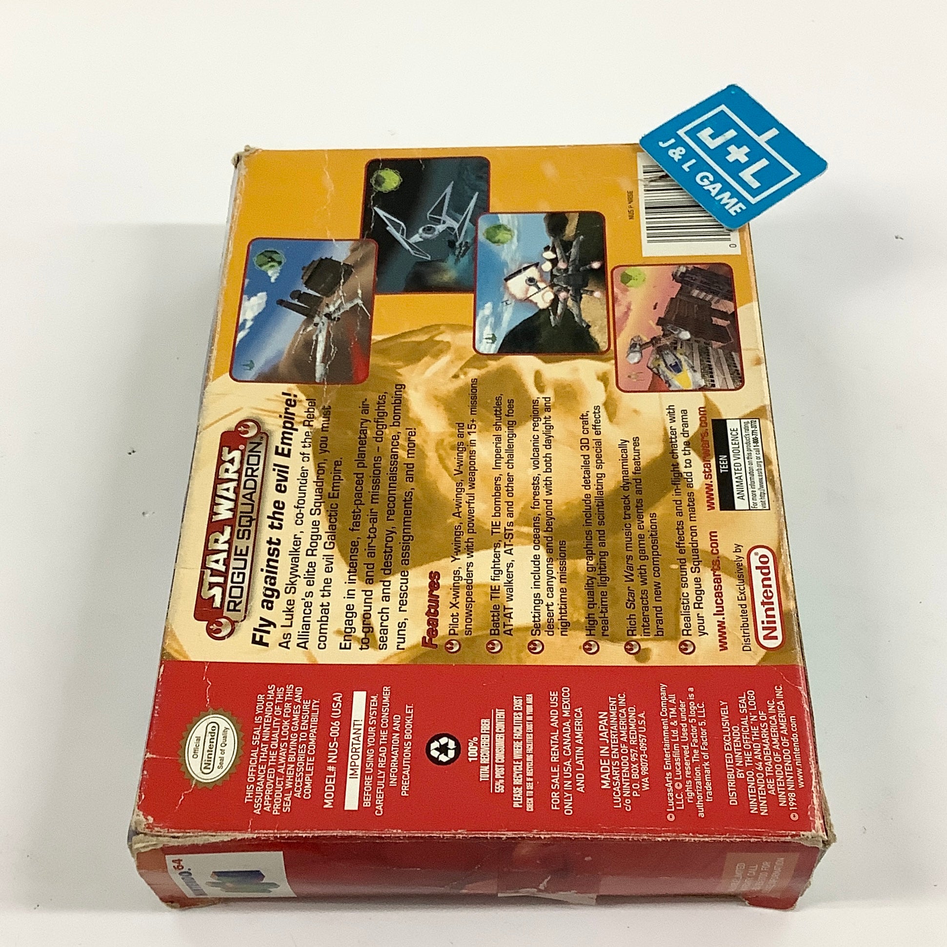 Star Wars: Rogue Squadron - (N64) Nintendo 64 [Pre-Owned] Video Games LucasArts