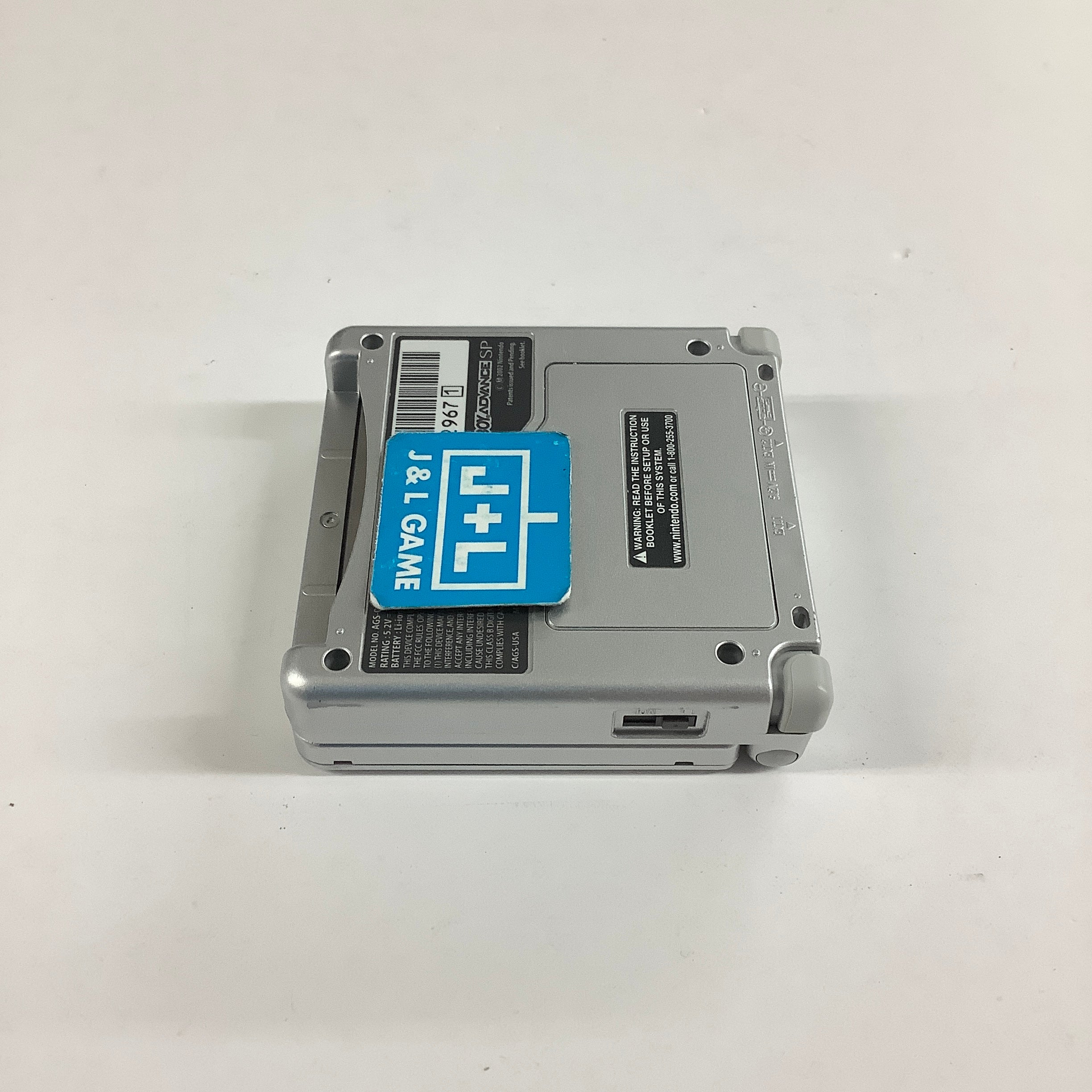 Nintendo Game Boy Advance SP Console AGS-001 (Silver) - (GBA) Game Boy Advance SP [Pre-Owned]