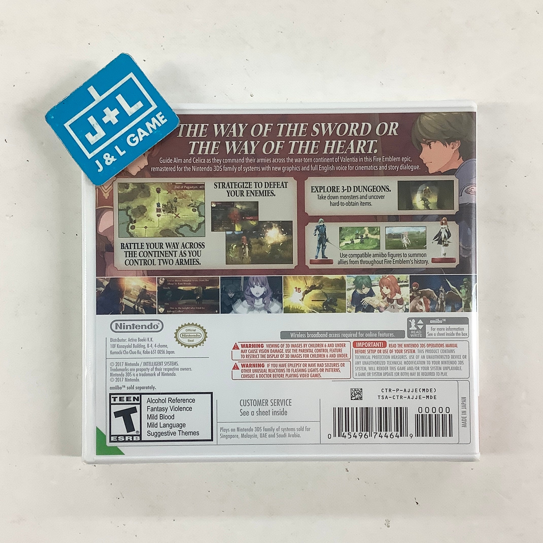 Fire Emblem Echoes: Shadows of Valentia (world Edition) - Nintendo 3DS Video Games Nintendo