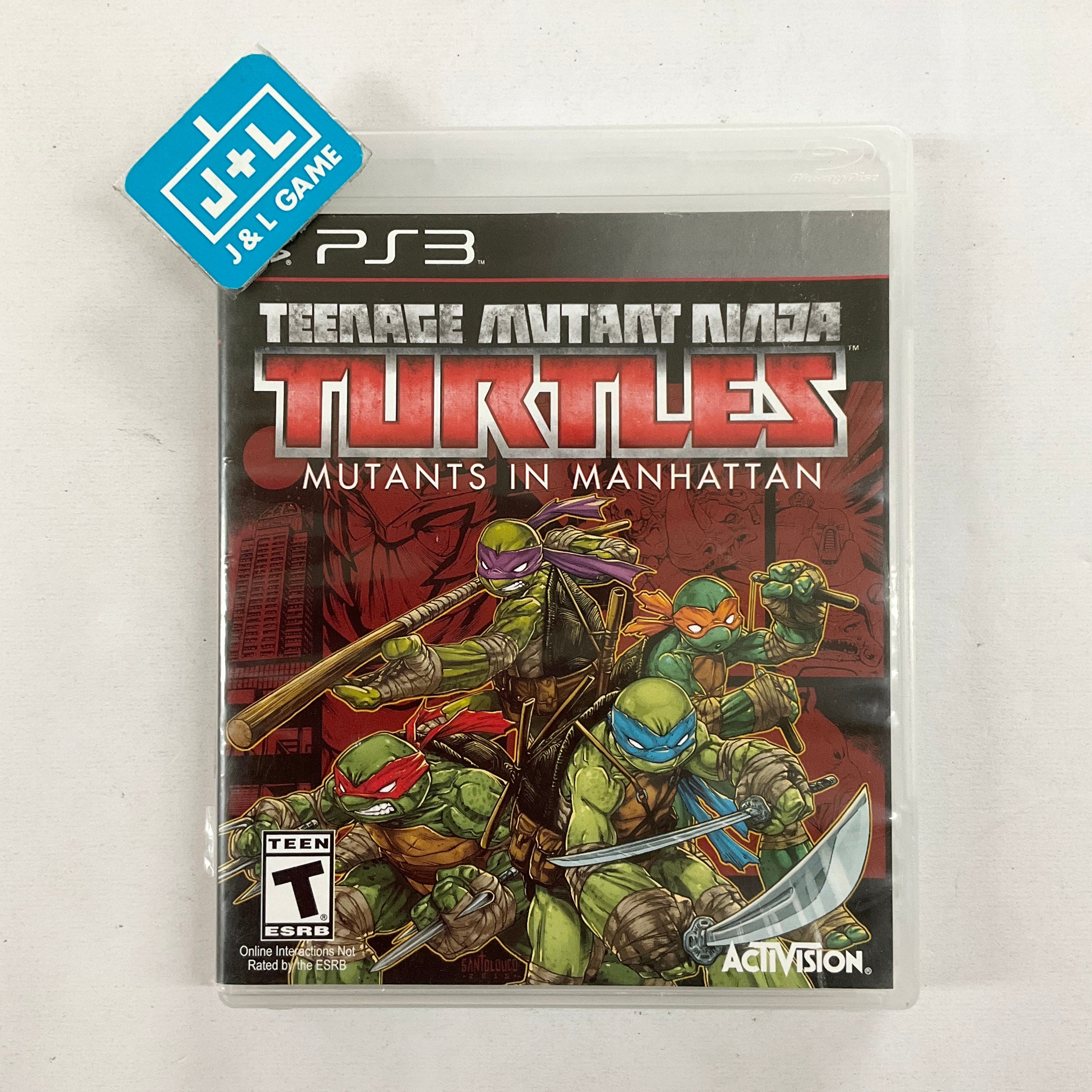 Teenage Mutant Ninja Turtles: Mutants in Manhattan - (PS3) PlayStation 3 [Pre-Owned] Video Games Activision   