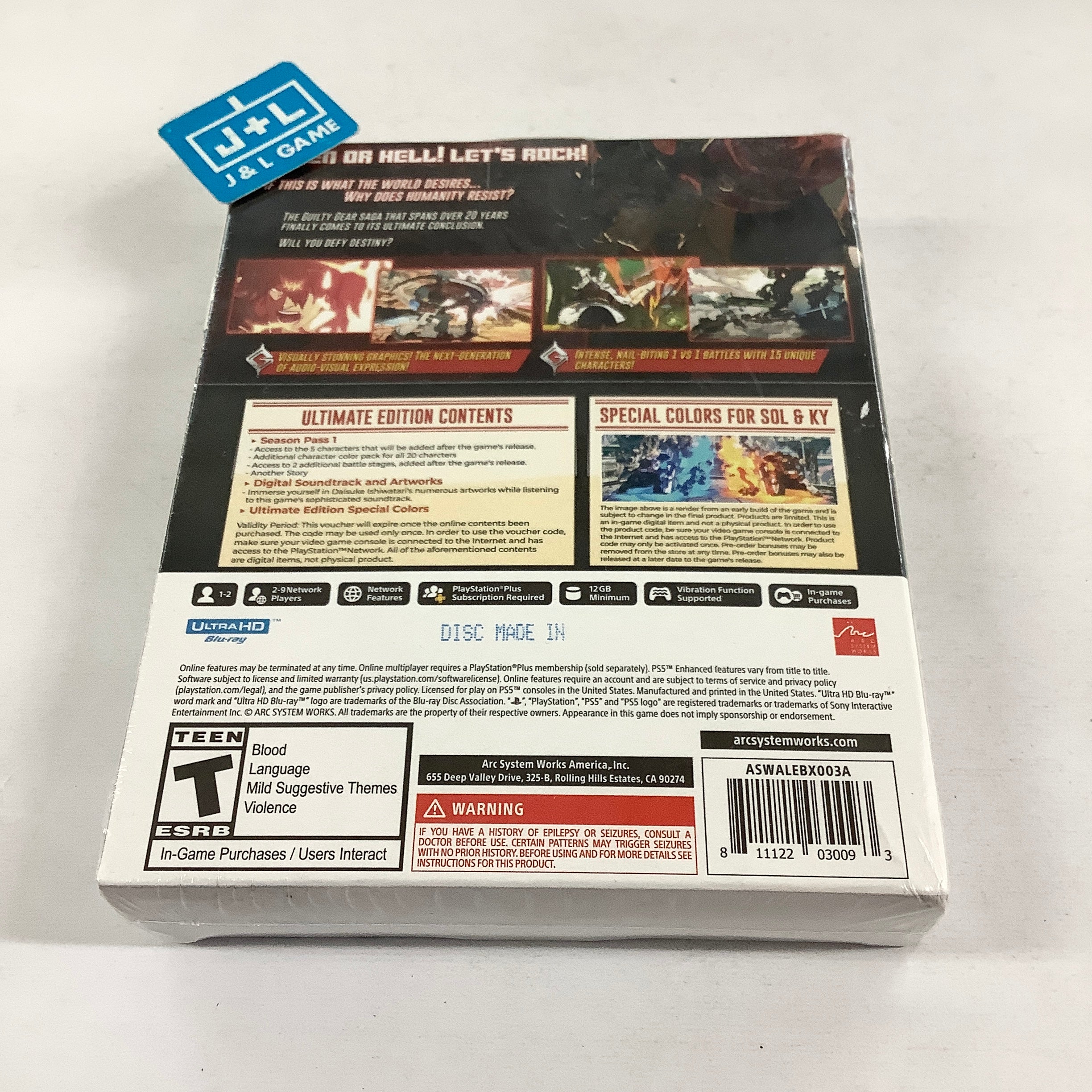 Guilty Gear -Strive- Ultimate Edition - (PS5) PlayStation 5 Video Games ARC SYSTEM WORKS