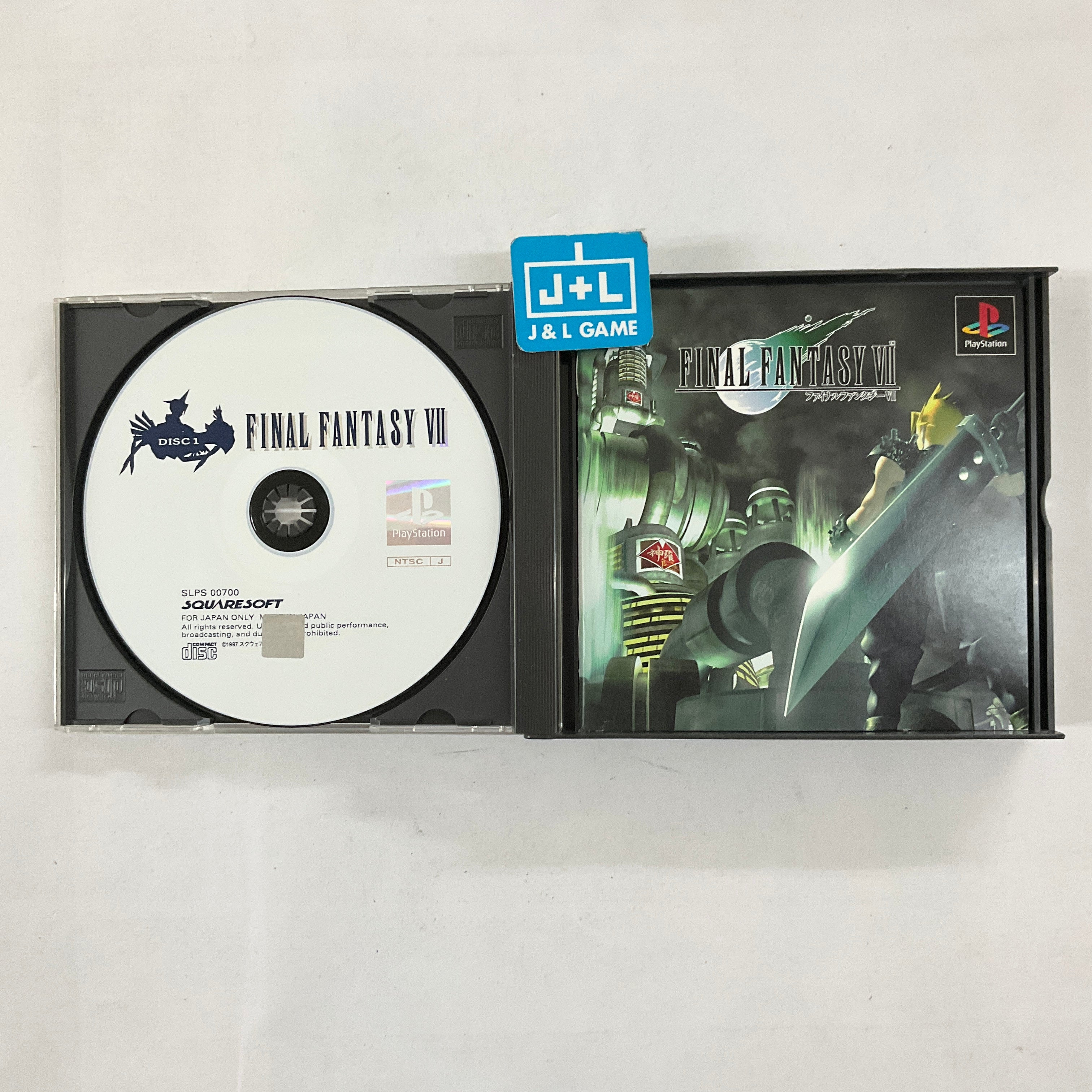 Final Fantasy VII - (PS1) PlayStation 1 [Pre-Owned] (Japanese Import) Video Games SquareSoft