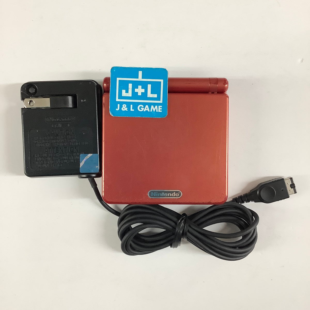 Nintendo Game Boy Advance SP Console AGS-001 (Flame Red) - (GBA) Game Boy Advance SP [Pre-Owned]