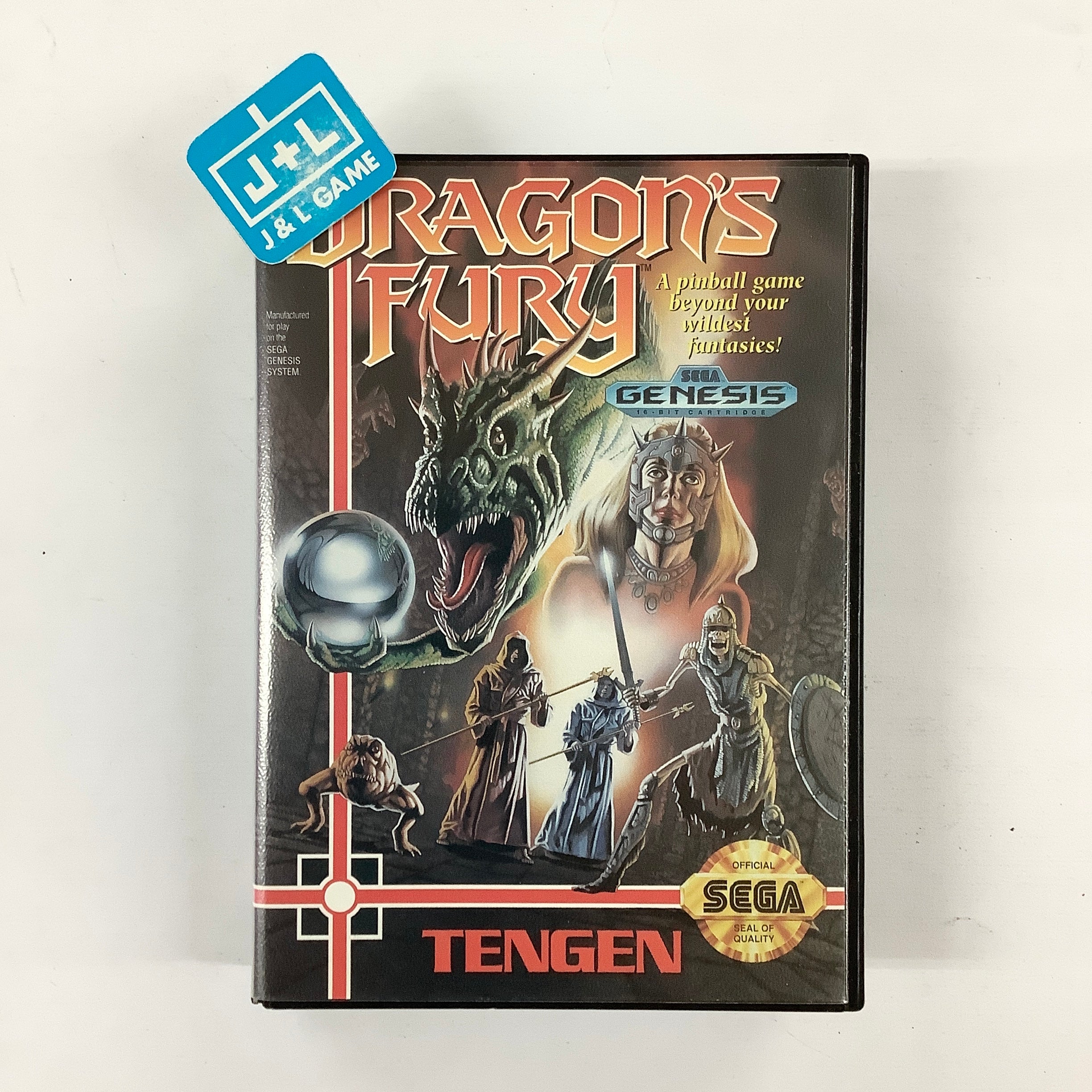 Dragon's Fury - (SG) SEGA Genesis [Pre-Owned] Video Games Tengen   